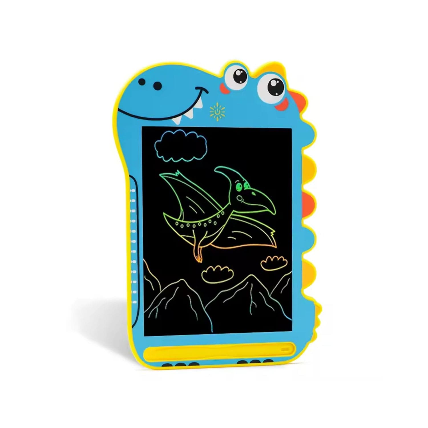 LCD Writing Kids Tablet 8.5" - Dinosaur Color Display, One-Click Erase