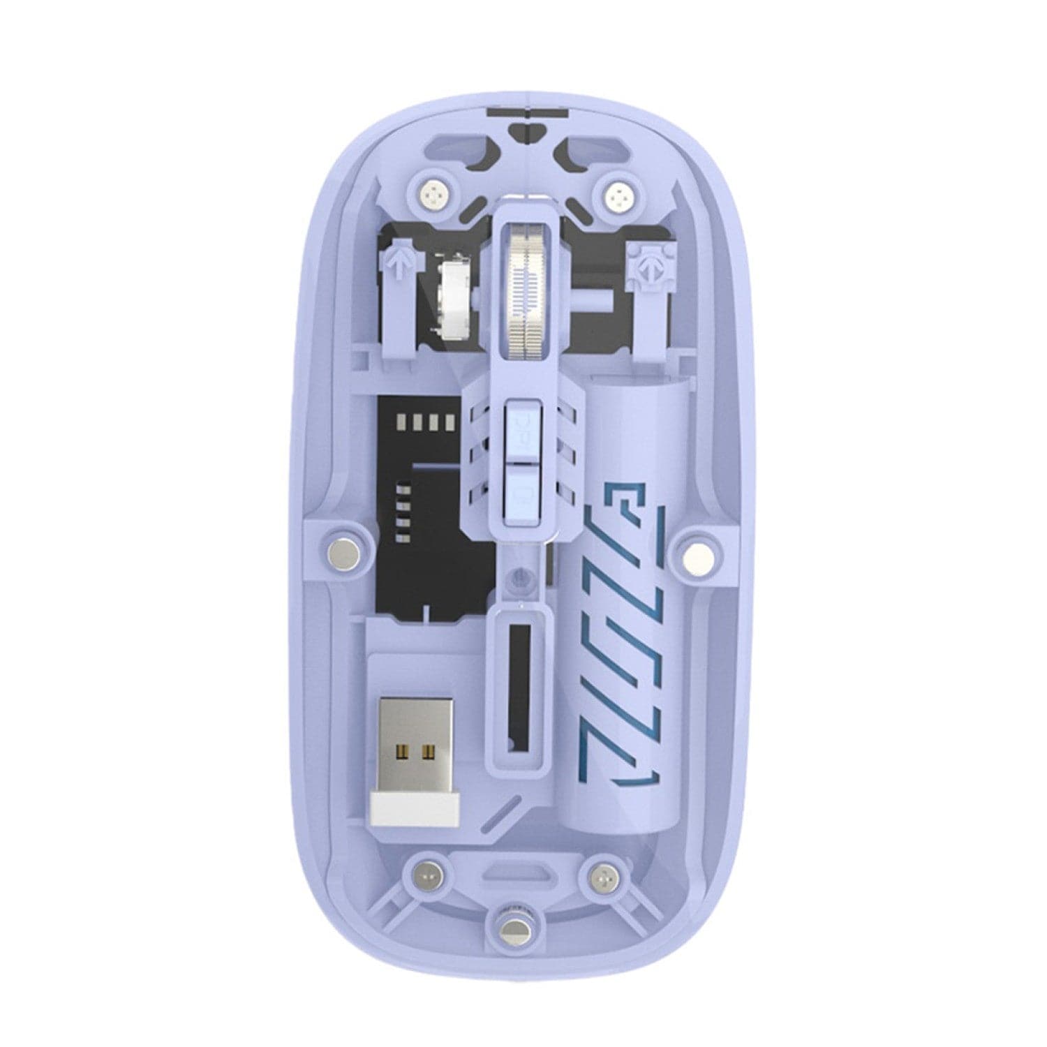 Wireless Mouse - Transparent Dual-Mode, Rechargeable Design | Glacier Series