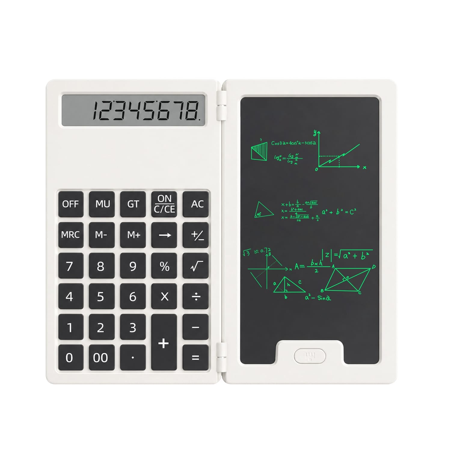 Sahara Scientific Calculator with 5-Inch LCD Writing Tablet - 12-Digit Foldable Design