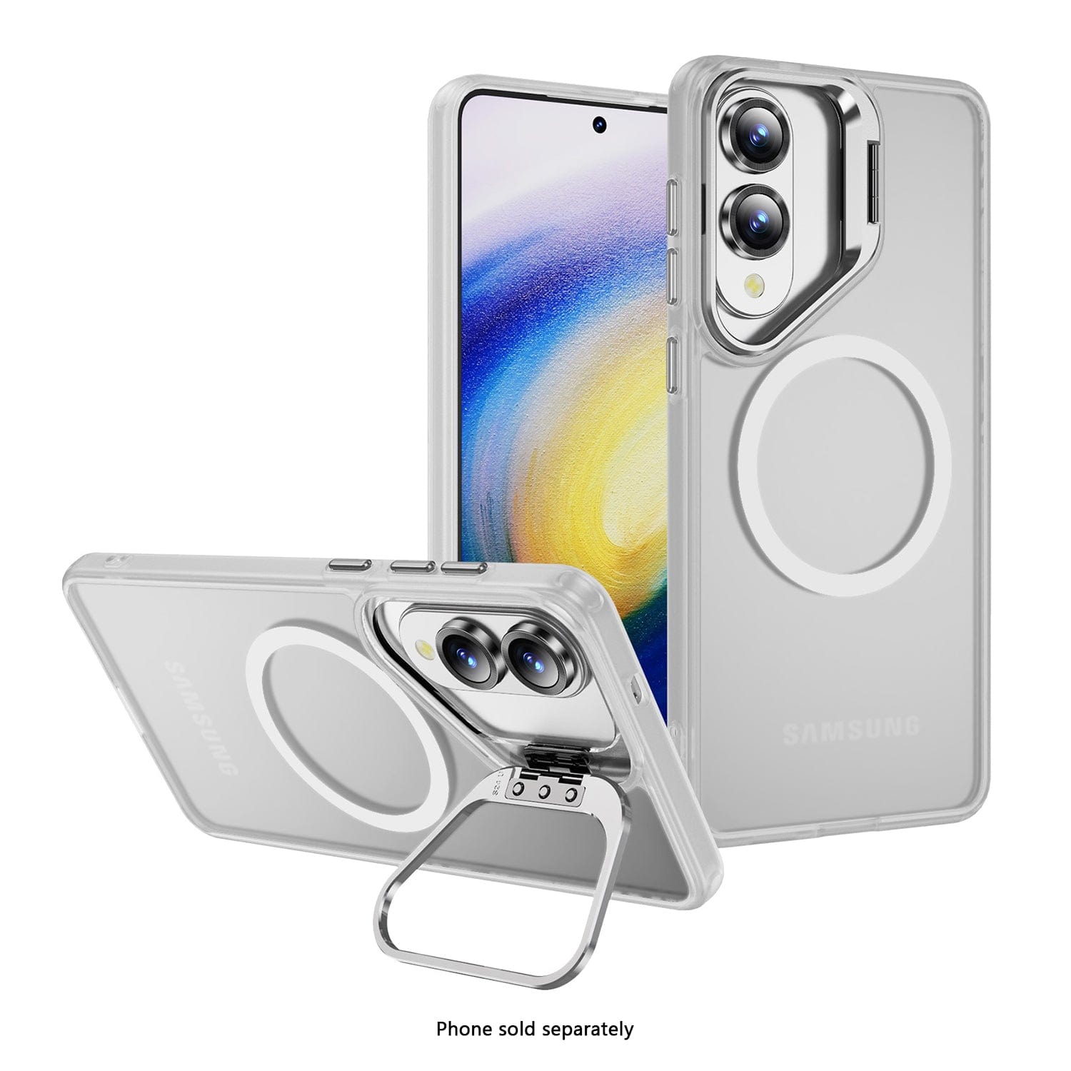 Samsung Galaxy S25 Edge Clear Case – Kickstand, MagSafe Compatible | Venture Series
