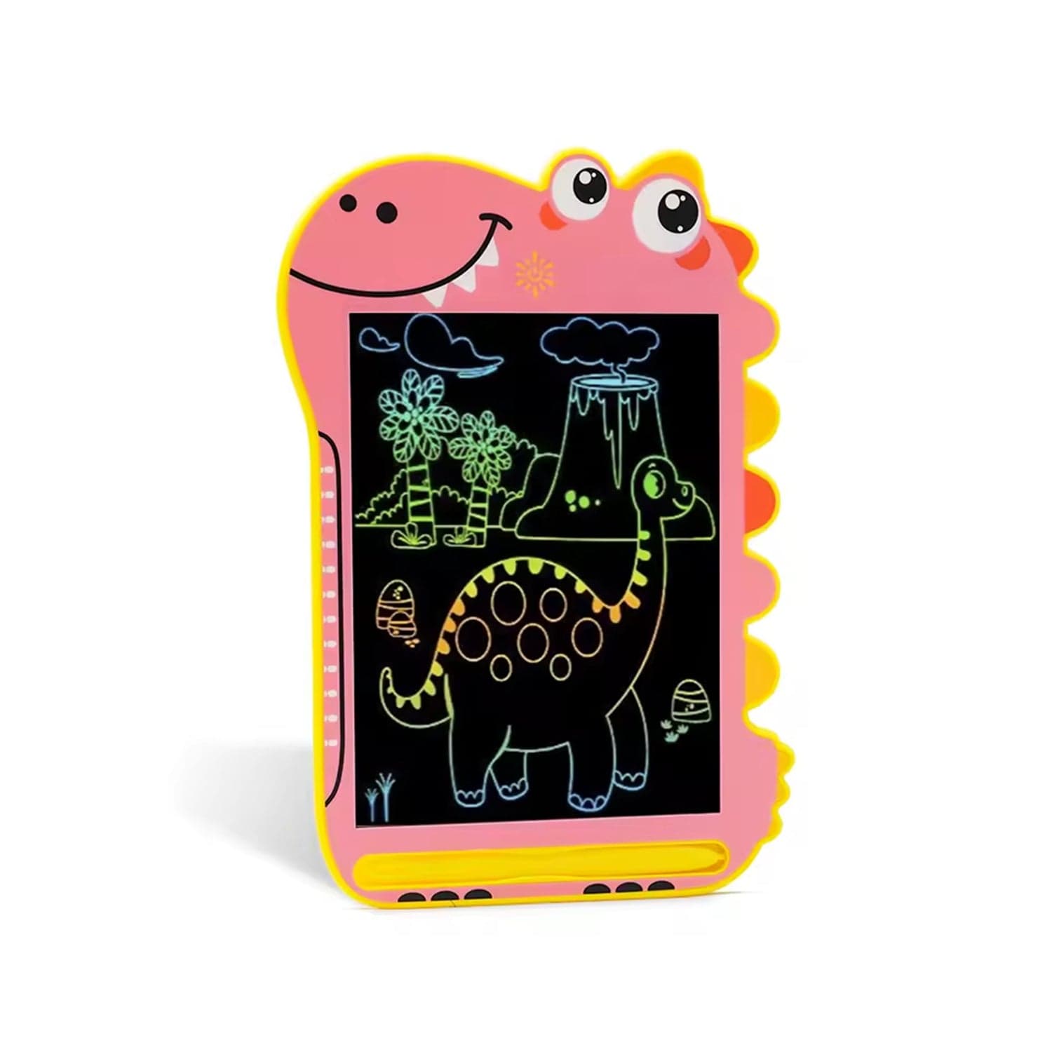 LCD Writing Kids Tablet 8.5" - Dinosaur Color Display, One-Click Erase