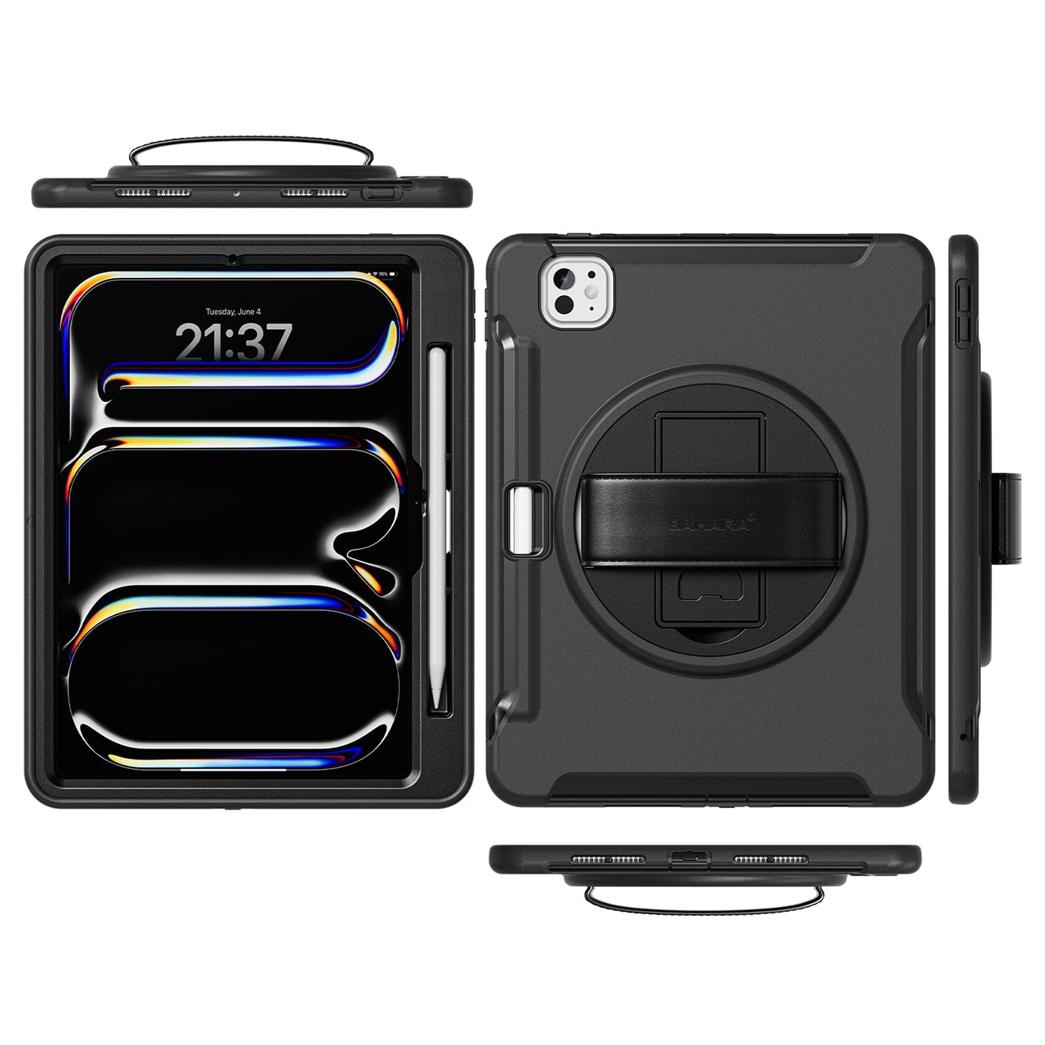 iPad Pro 13" (M4 2024 / M5 2025) Case - Heavy-Duty, Hand Strap | Raider Series