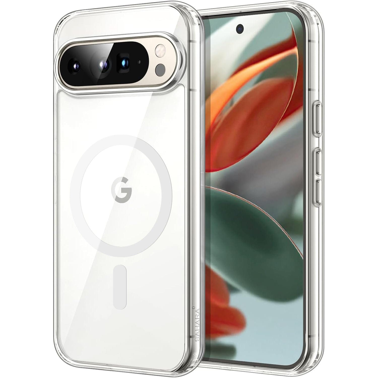 Venture Series Clear Case with Detachable Leather Wallet - Google Pixel 9 Pro XL