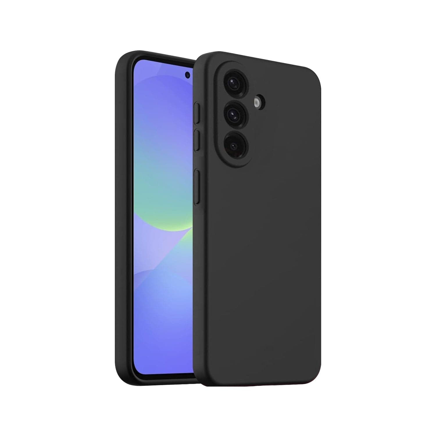 Samsung Galaxy A57 case on a smartphone with a white background