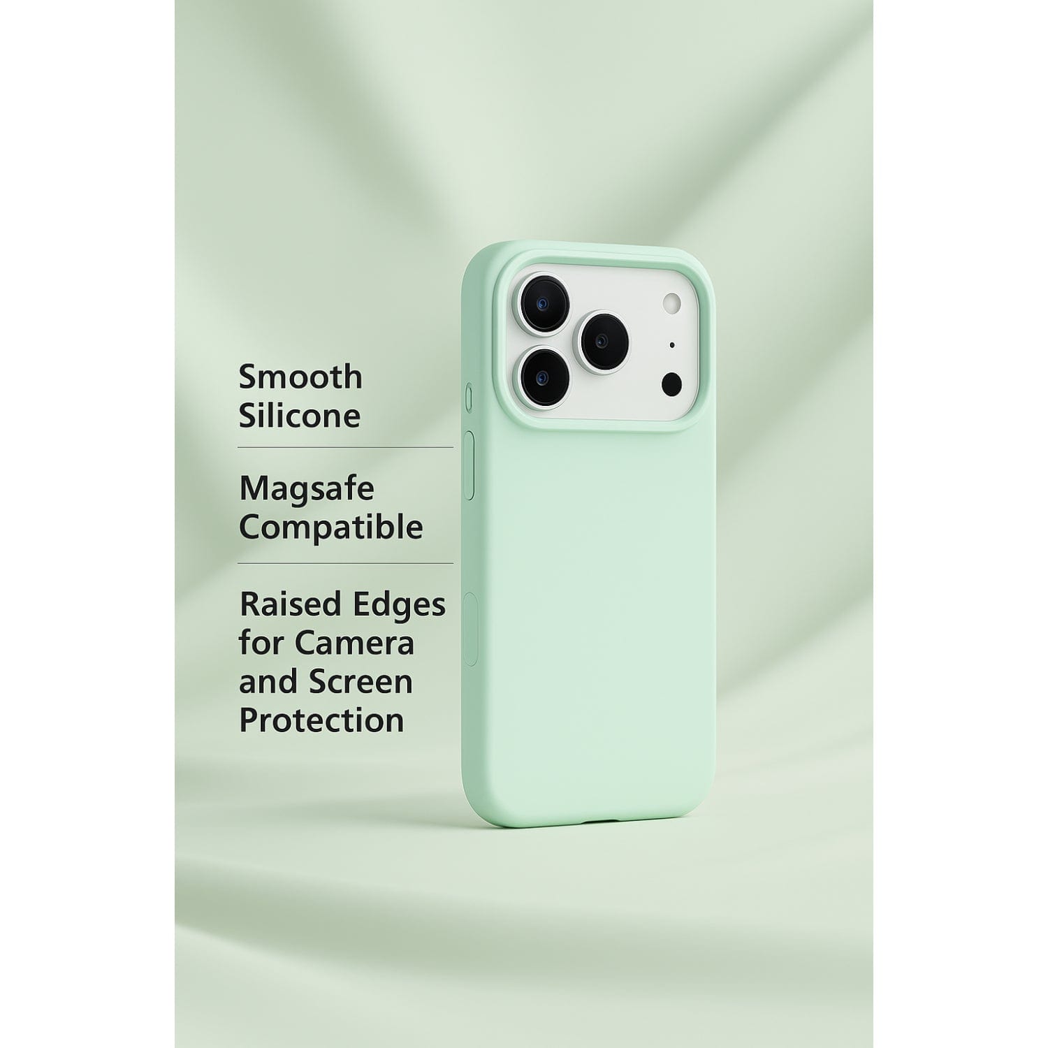 Venture Series Silicone Case Compatible with Magsafe for Apple iPhone 17 Pro