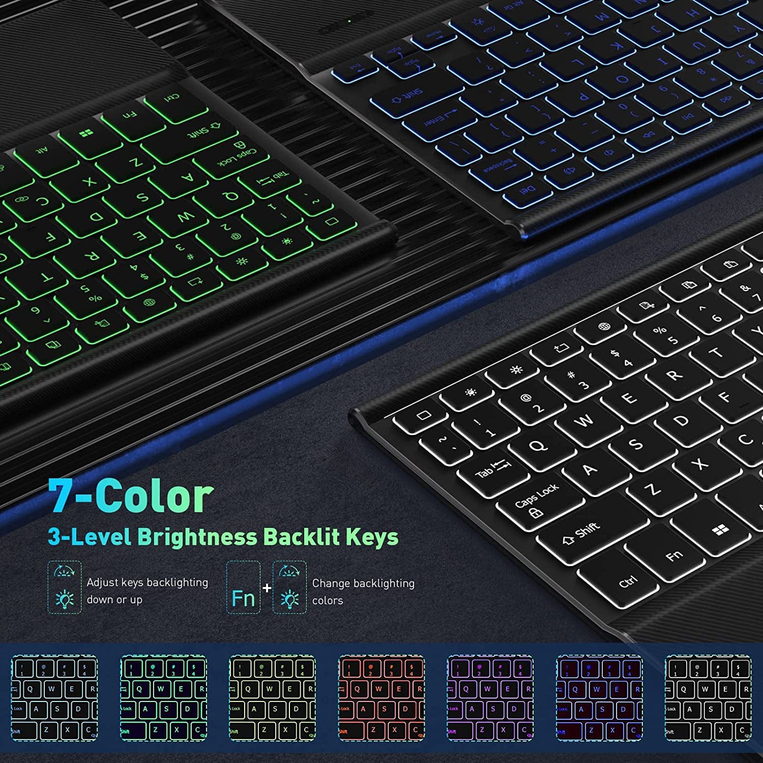 Navigate Series Keyboard with Mouse Pad Case - Amazon Fire Max 11