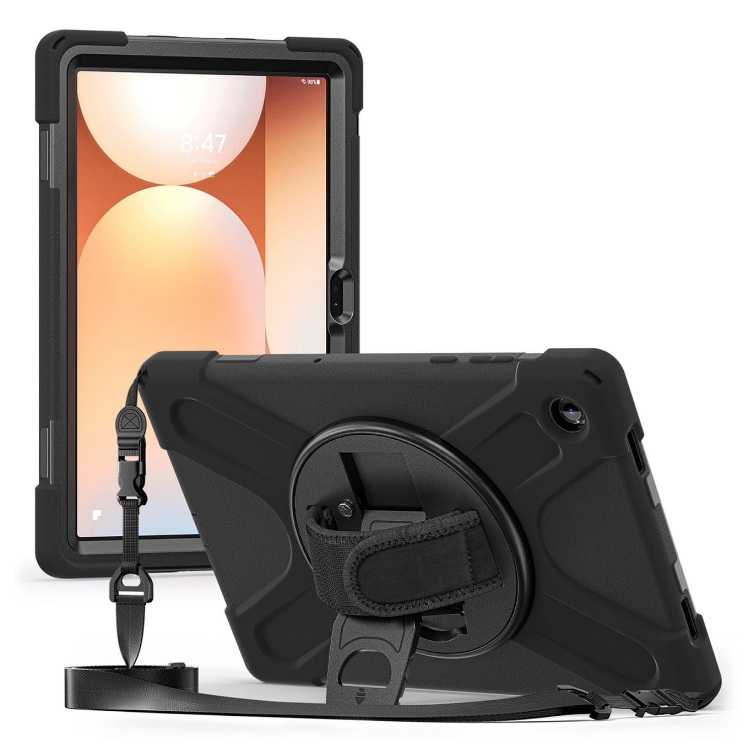 Samsung Galaxy Tab A11+ Case - Heavy-Duty,Hand Strap | Raider-X Series