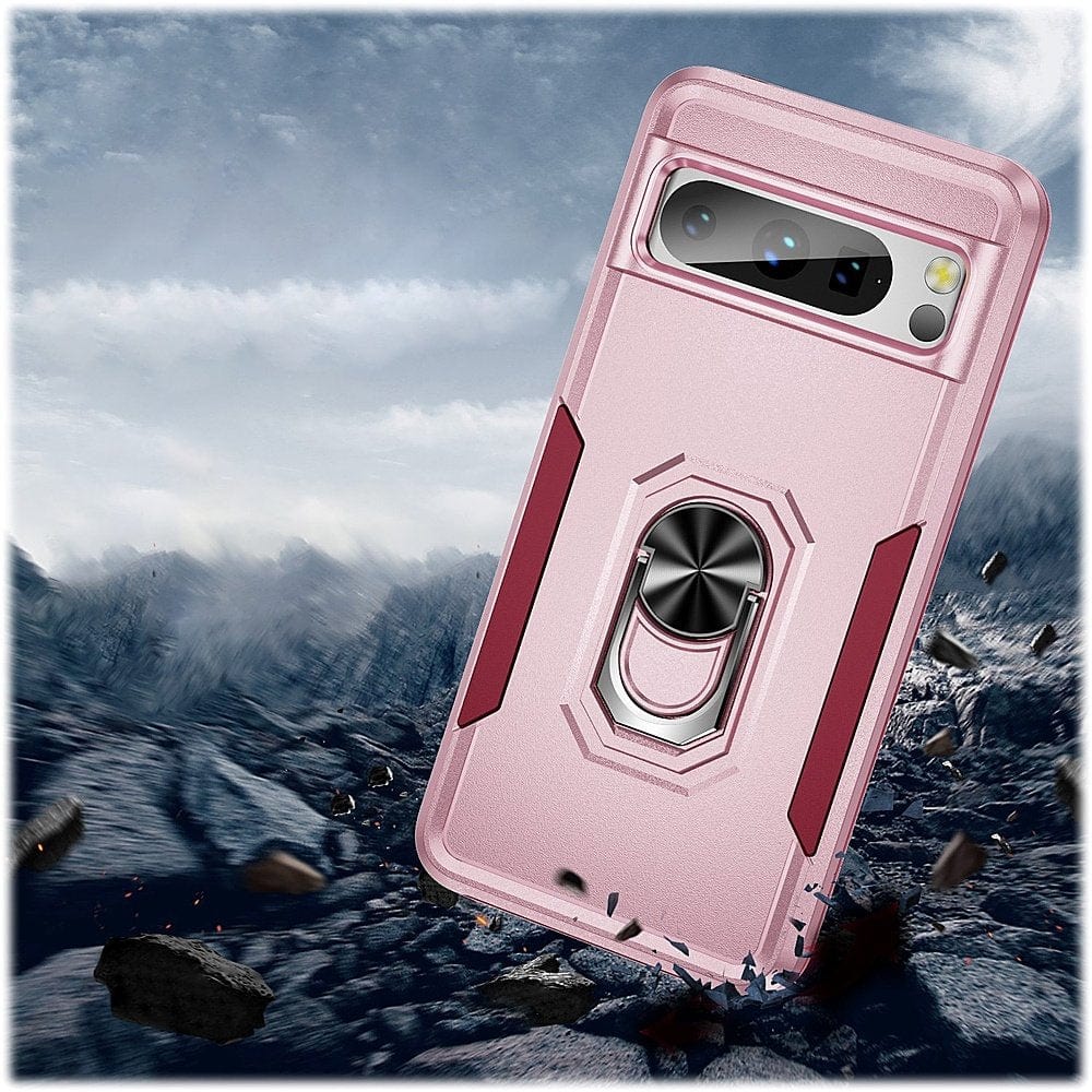 Military Kickstand Series Case for Google Pixel 8 Pro - Rose Gold