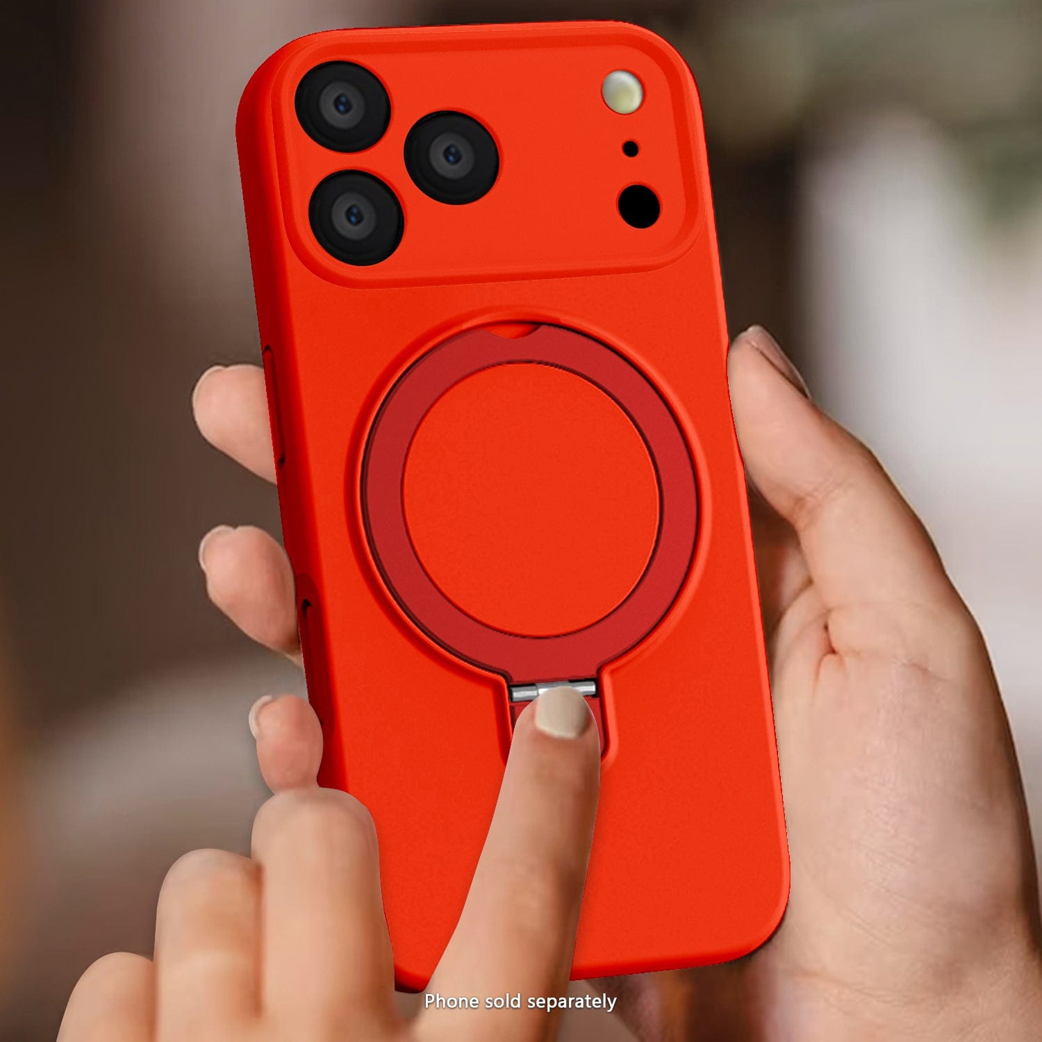 iPhone 17 Pro Case with Built-In Kickstand - Silicone Anti-Slip Design, Compatible with Magsafe | Venture Series