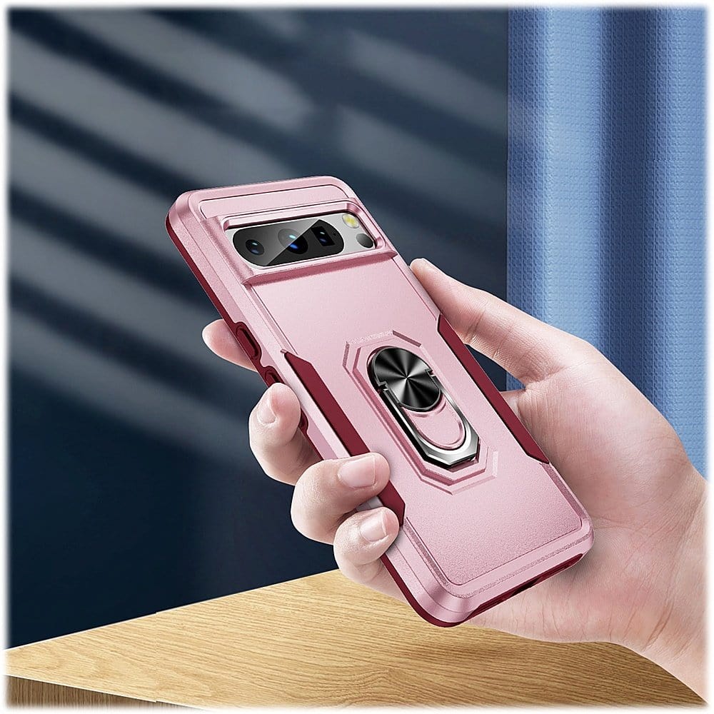 Military Kickstand Series Case for Google Pixel 8 Pro - Rose Gold