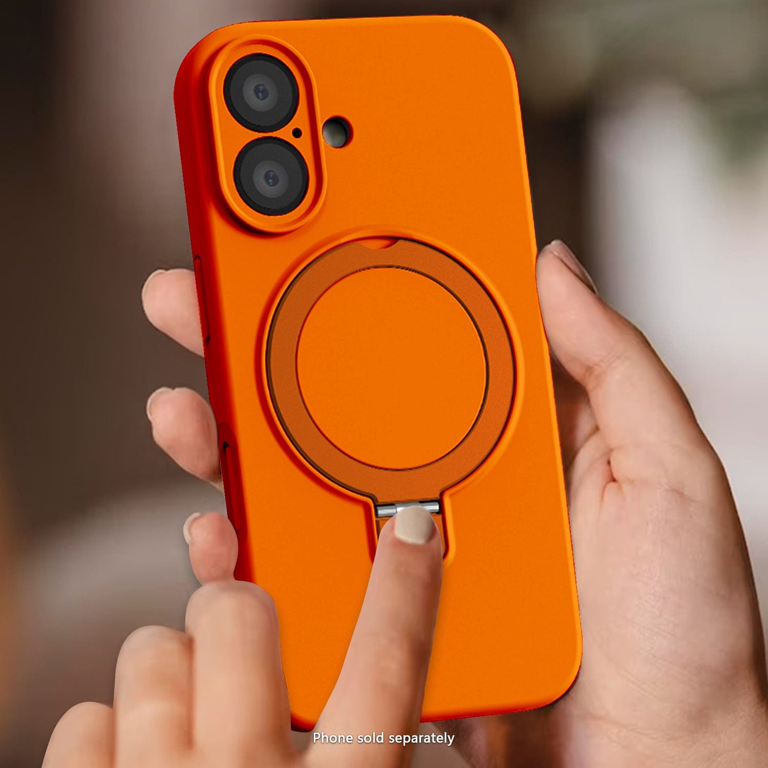 iPhone 17 Case with Built-In Kickstand Silicone Anti-Slip Design, Compatible with Magsafe | Venture Series