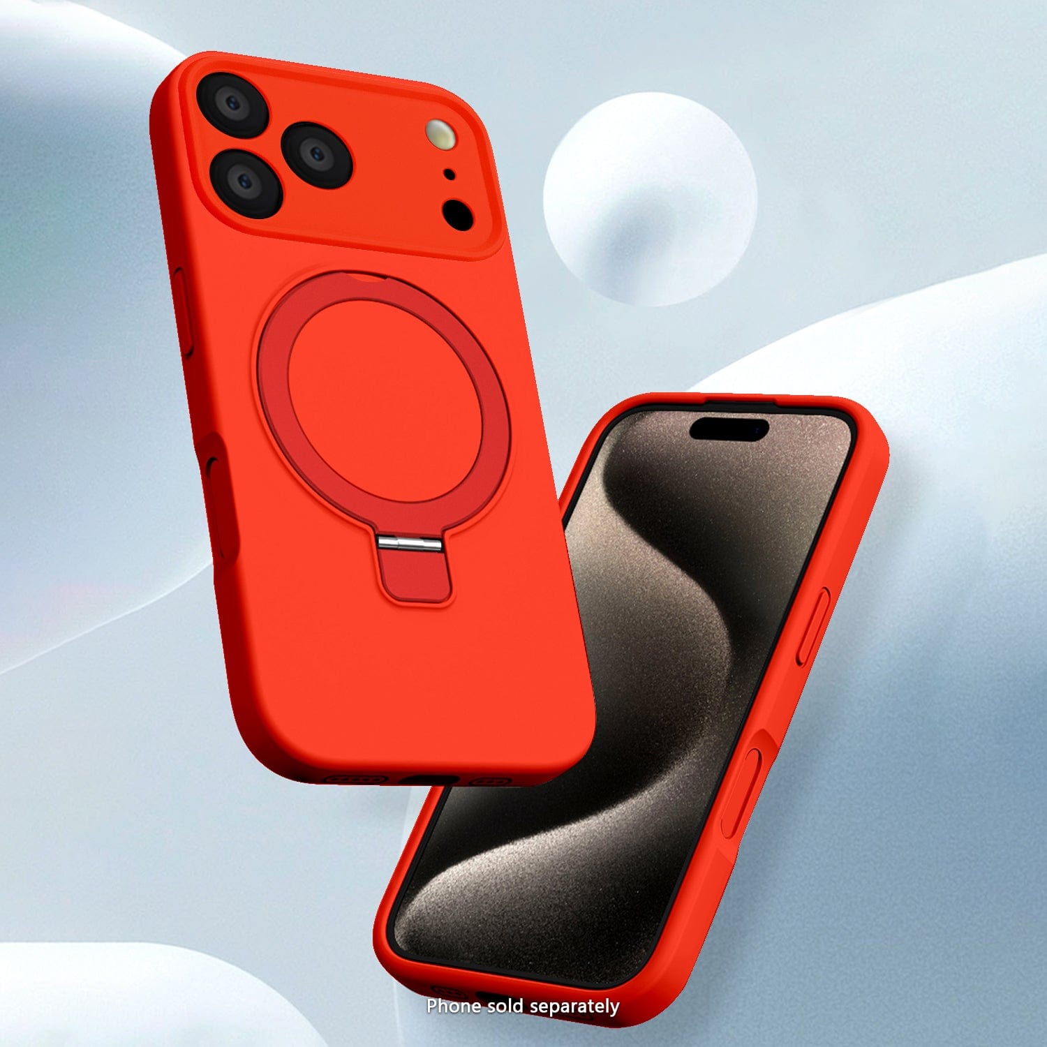 iPhone 17 Pro Case with Built-In Kickstand - Silicone Anti-Slip Design, Compatible with Magsafe | Venture Series