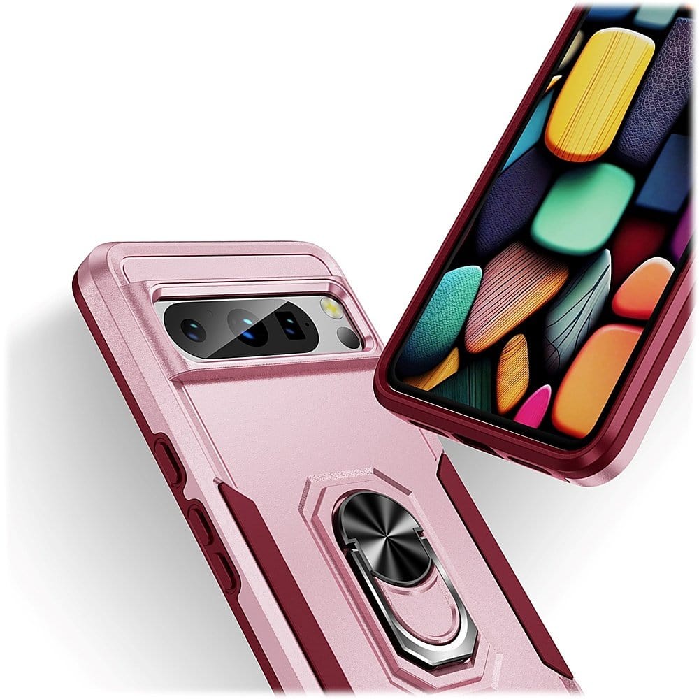 Military Kickstand Series Case for Google Pixel 8 Pro - Rose Gold