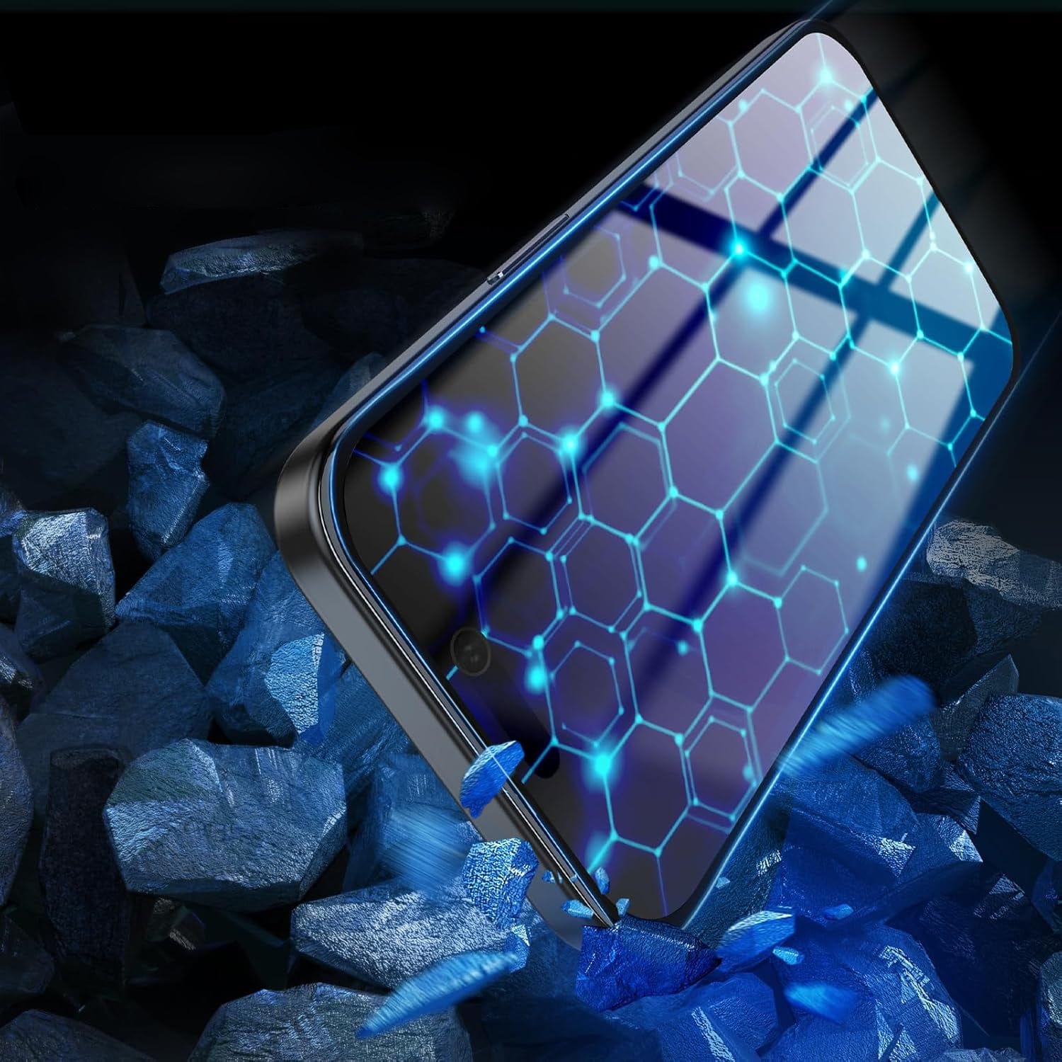 iPhone 16 Plus Privacy Tempered Glass Screen Protector - 9H Hardness, Anti-Spy | ZeroDamage