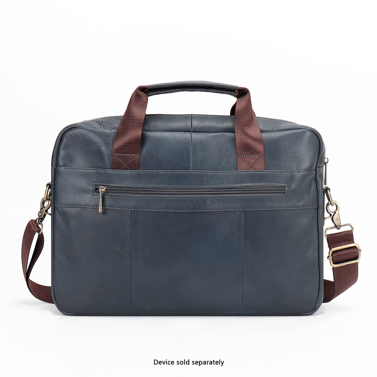 Genuine Leather Business Bag Briefcase - Laptops up to 16-inch
