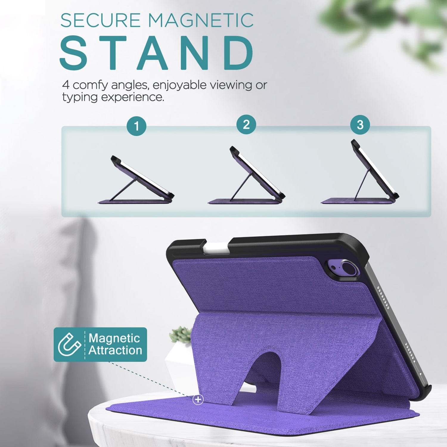 Venture Series Kickstand Case - Apple iPad mini (A17 Pro) and Apple iPad mini (6th Generation 2021)