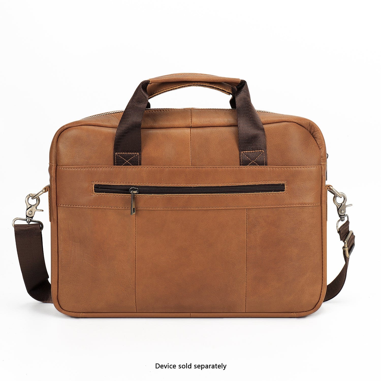 Genuine Leather Business Bag Briefcase - Laptops up to 16-inch