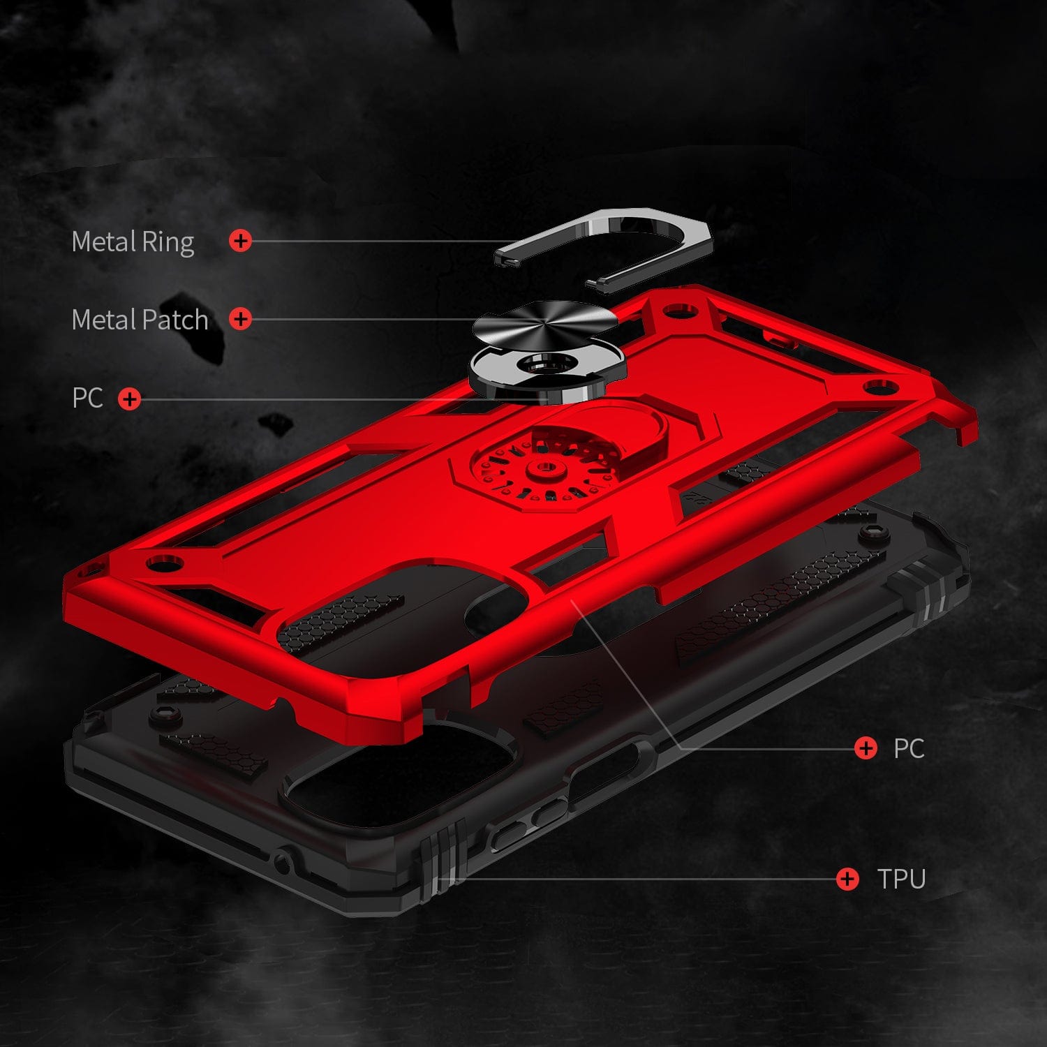 Raider Series Heavy Duty Kickstand with Belt Clip Case - Motorola G Stylus 4G