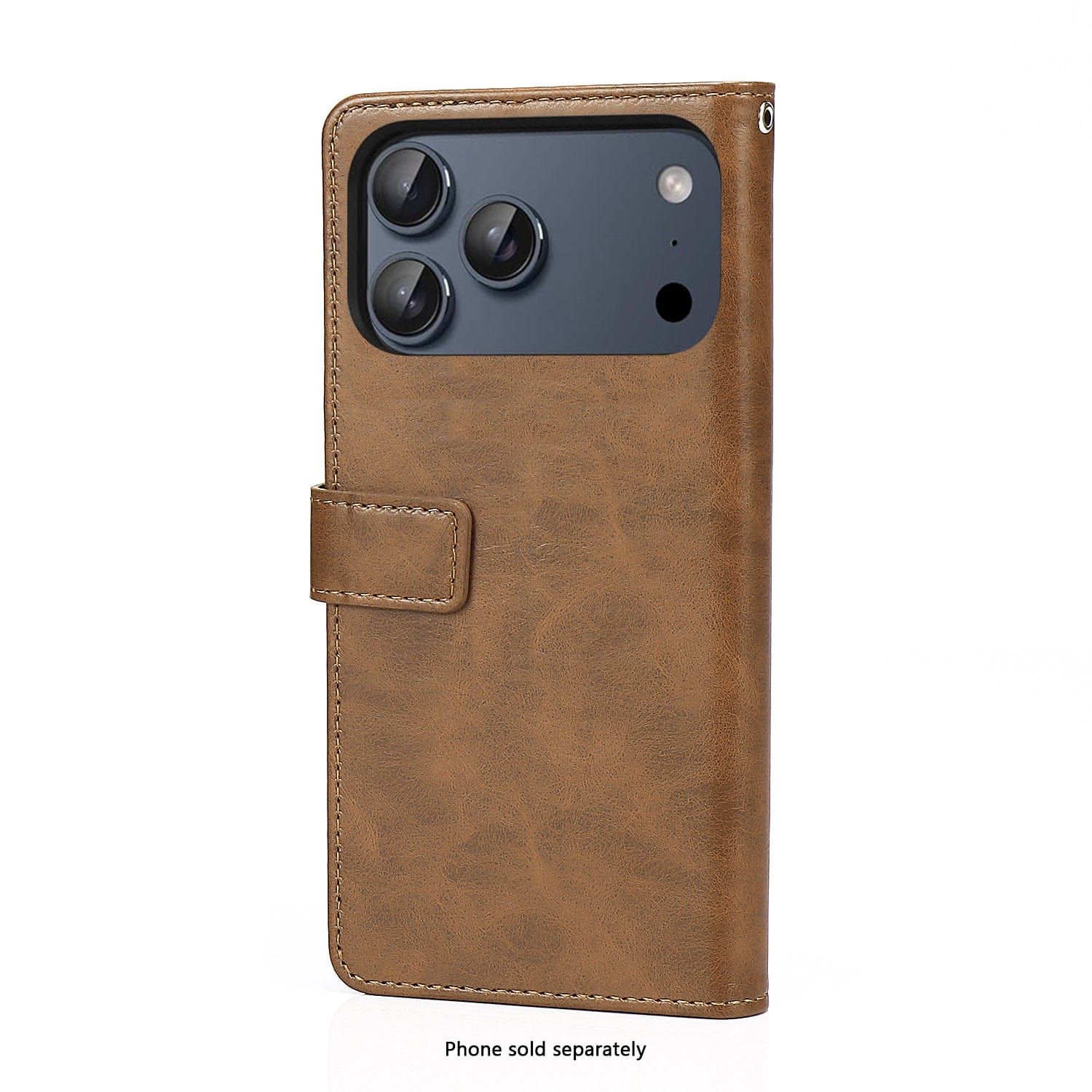Indy Series Leather Folio Wallet Case Compatible with Magsafe for Apple iPhone 17 Pro