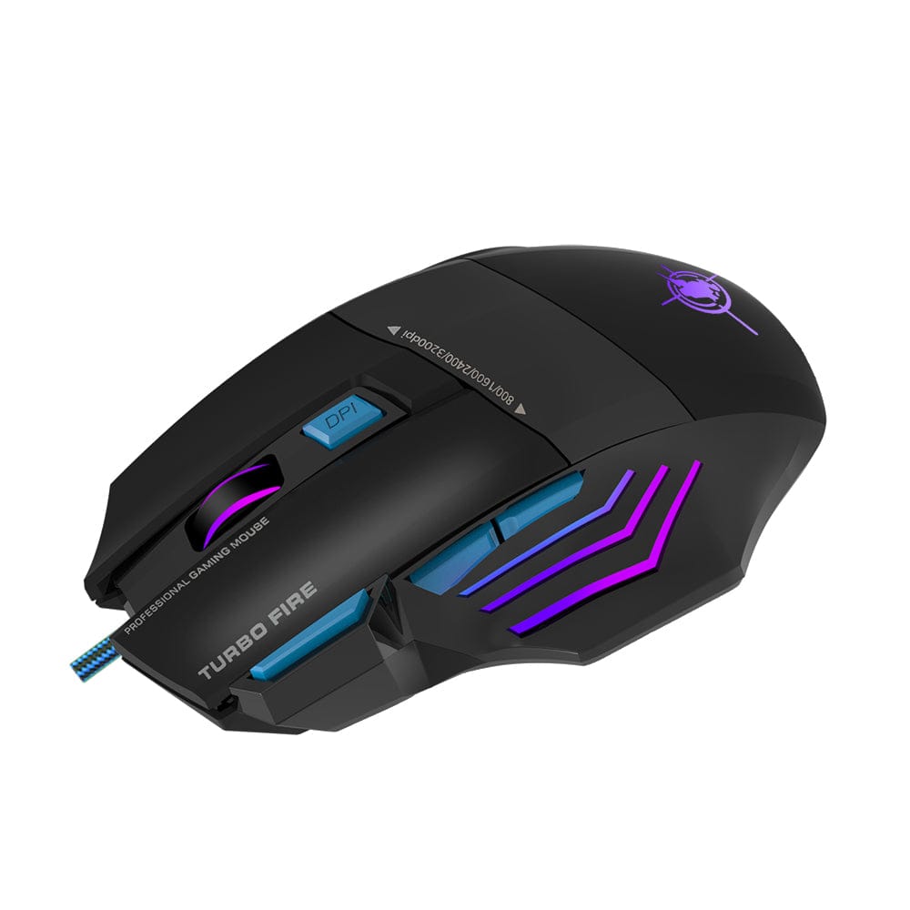 Wired Gaming Mouse - RGB LED 7-Button Precision Control | Axis Pro