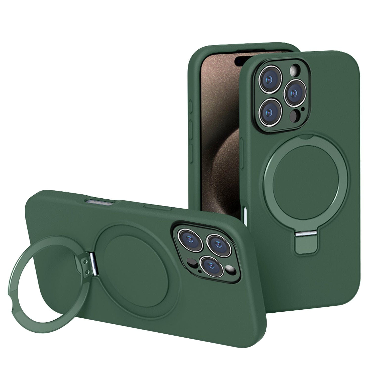 iPhone 16 Pro Max Slim Kickstand Case - Rugged Protection, MagSafe | Venture Series