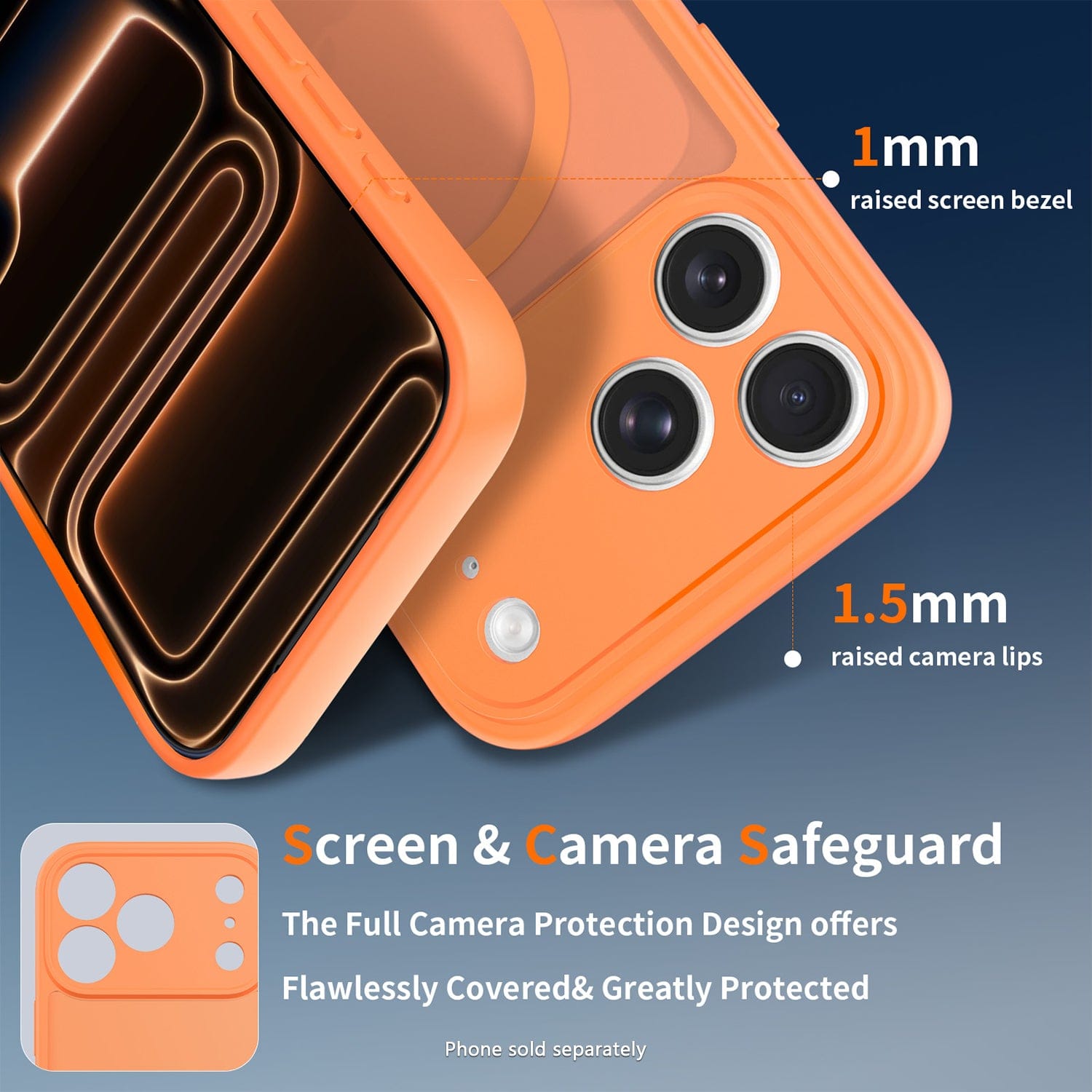 iPhone 17 Pro Max Slim Case - Transparent Matte Finish | Venture Series