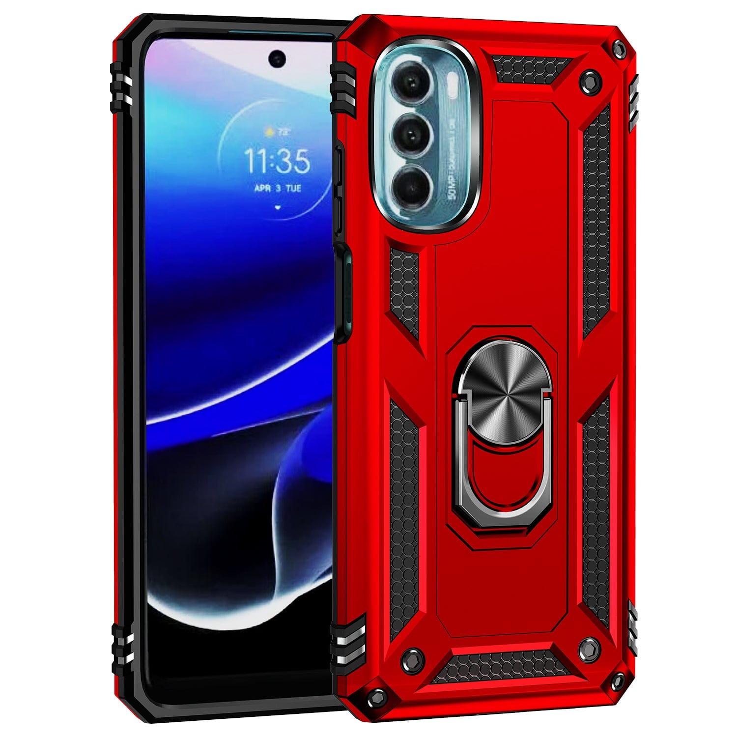 Raider Series Heavy Duty Kickstand Case with Belt Clip - Motorola Moto G 5G 2023