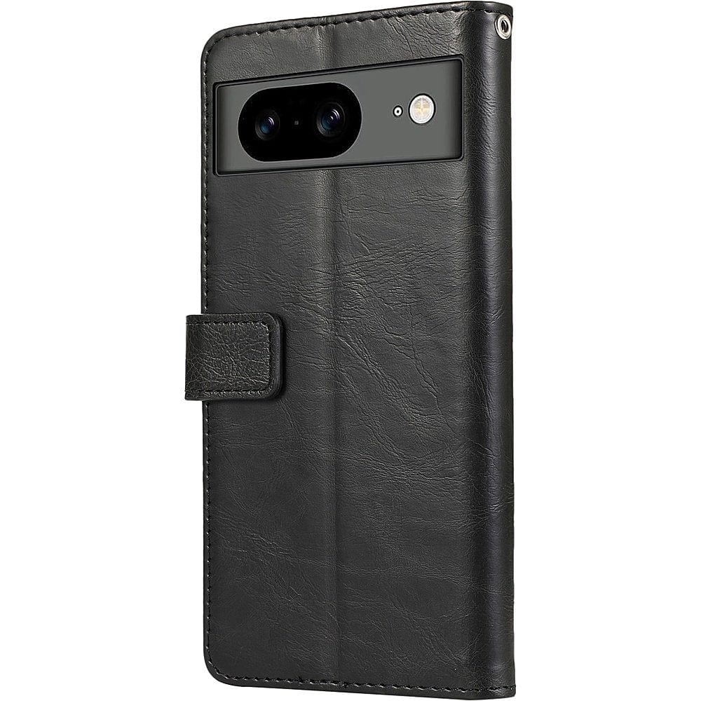 Indy Series Genuine Leather Folio Wallet Case - Google Pixel 8