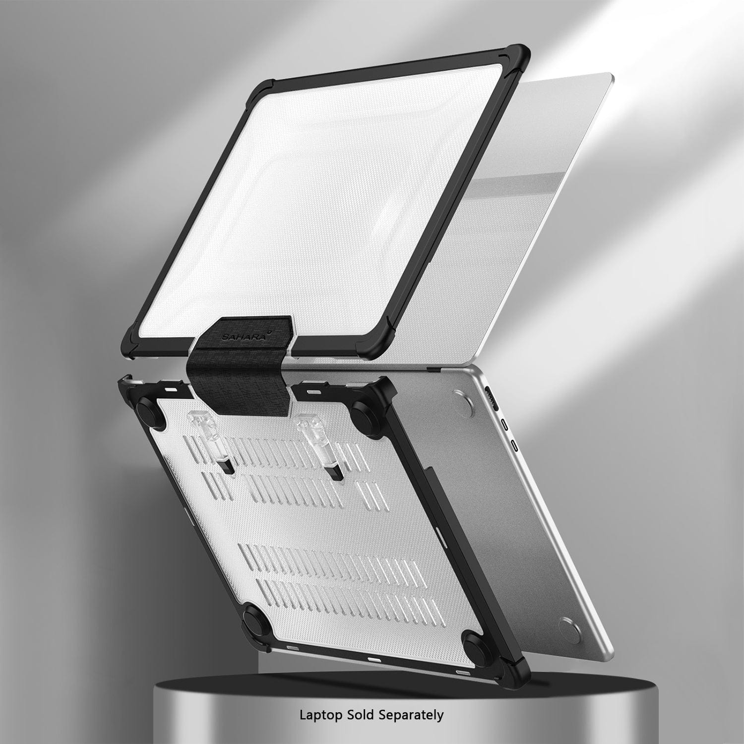 MacBook Pro 16-Inch (2021–2025, M1–M5) with Adjustable Stand Case – Heavy-Duty | Raider Series