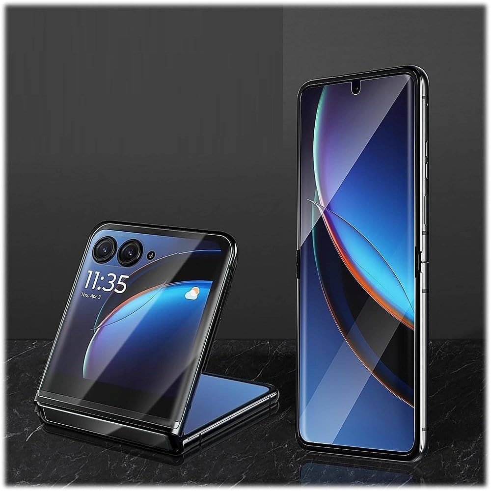 Full Body Flexon Film Screen Protector for Motorola Razr+ (2023) (2-Pack) - Clear