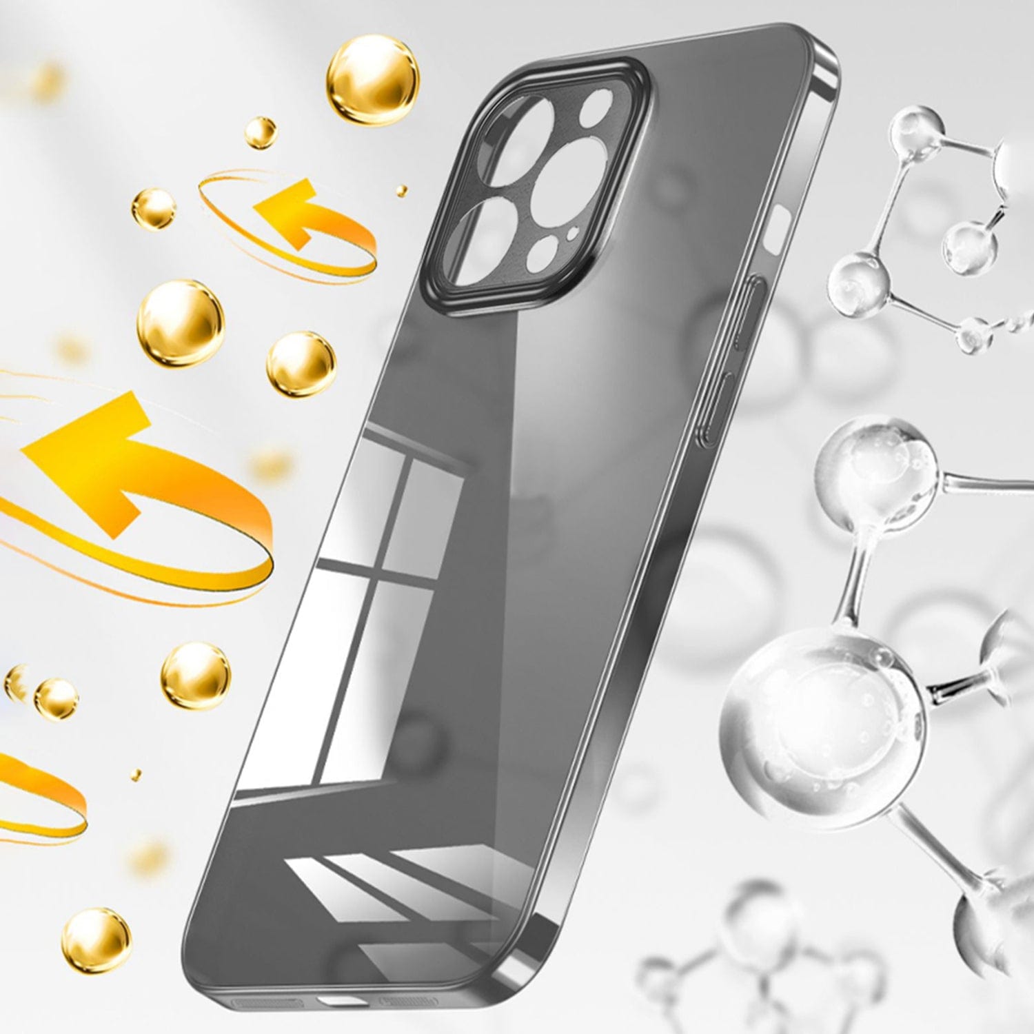 iPhone 15 Pro Clear Slim Case - Durable Protection | Venture Series