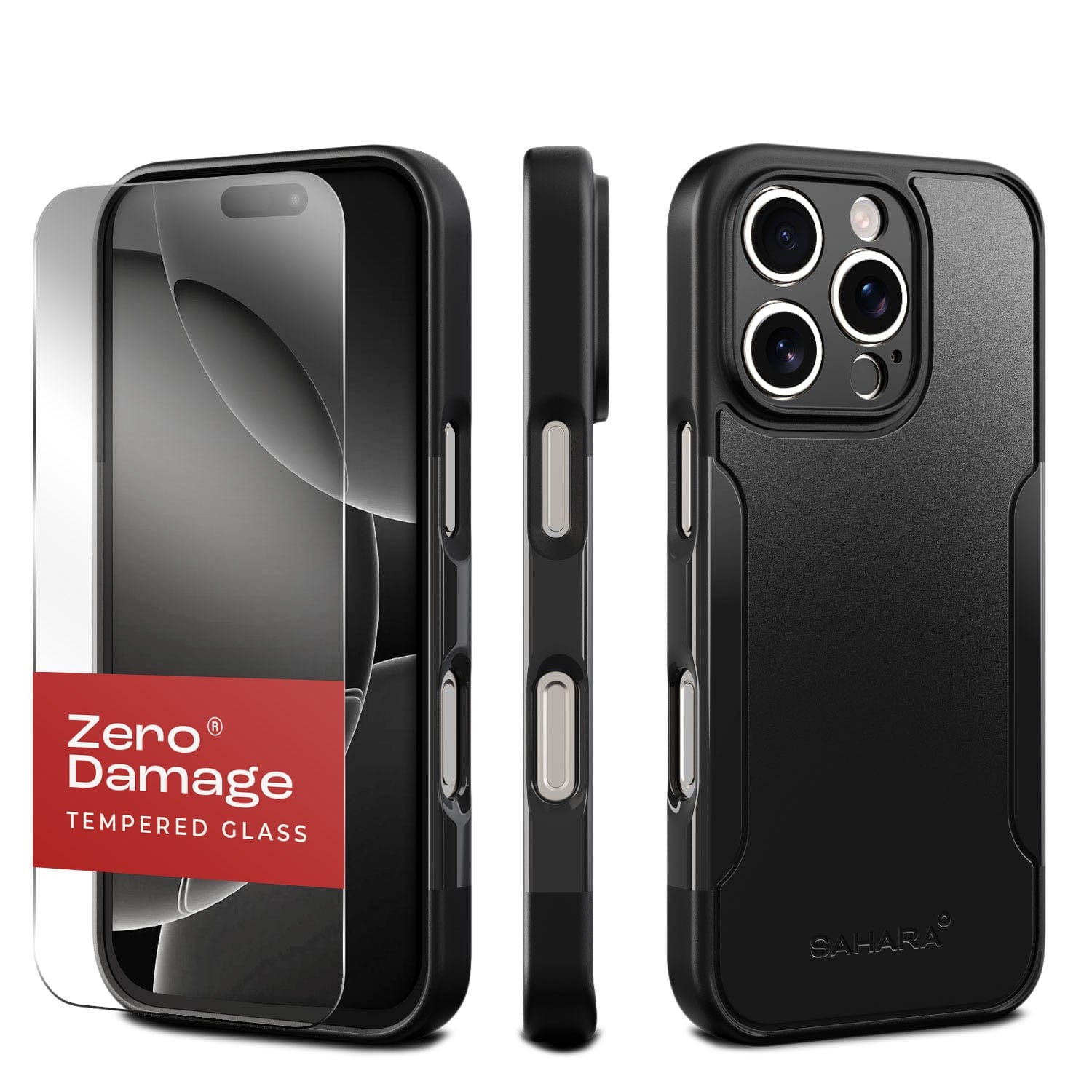 Classic Series Case & Tempered Glass Kit - Apple iPhone 16 Pro Max