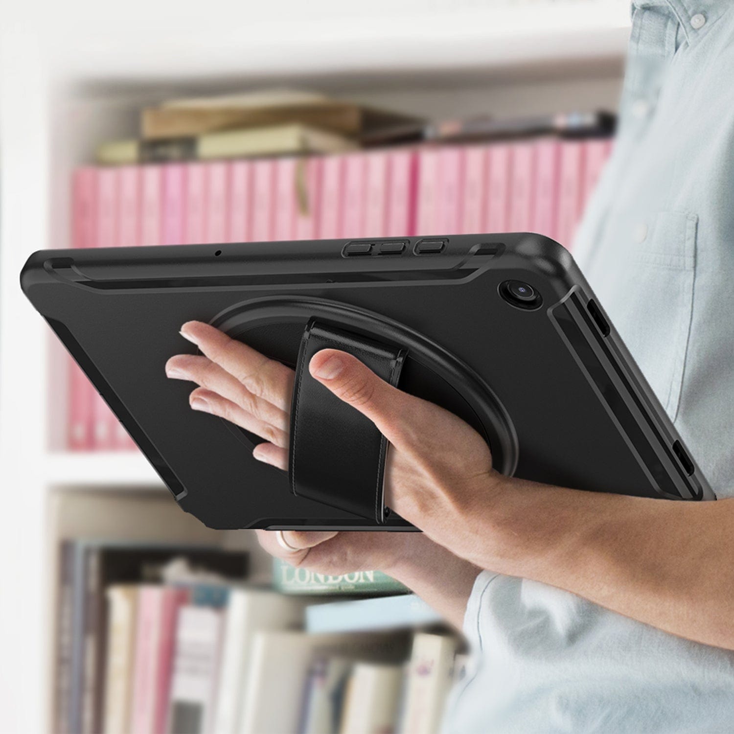 Raider Series Heavy Duty Hand Strap Case - Galaxy Tab A9+