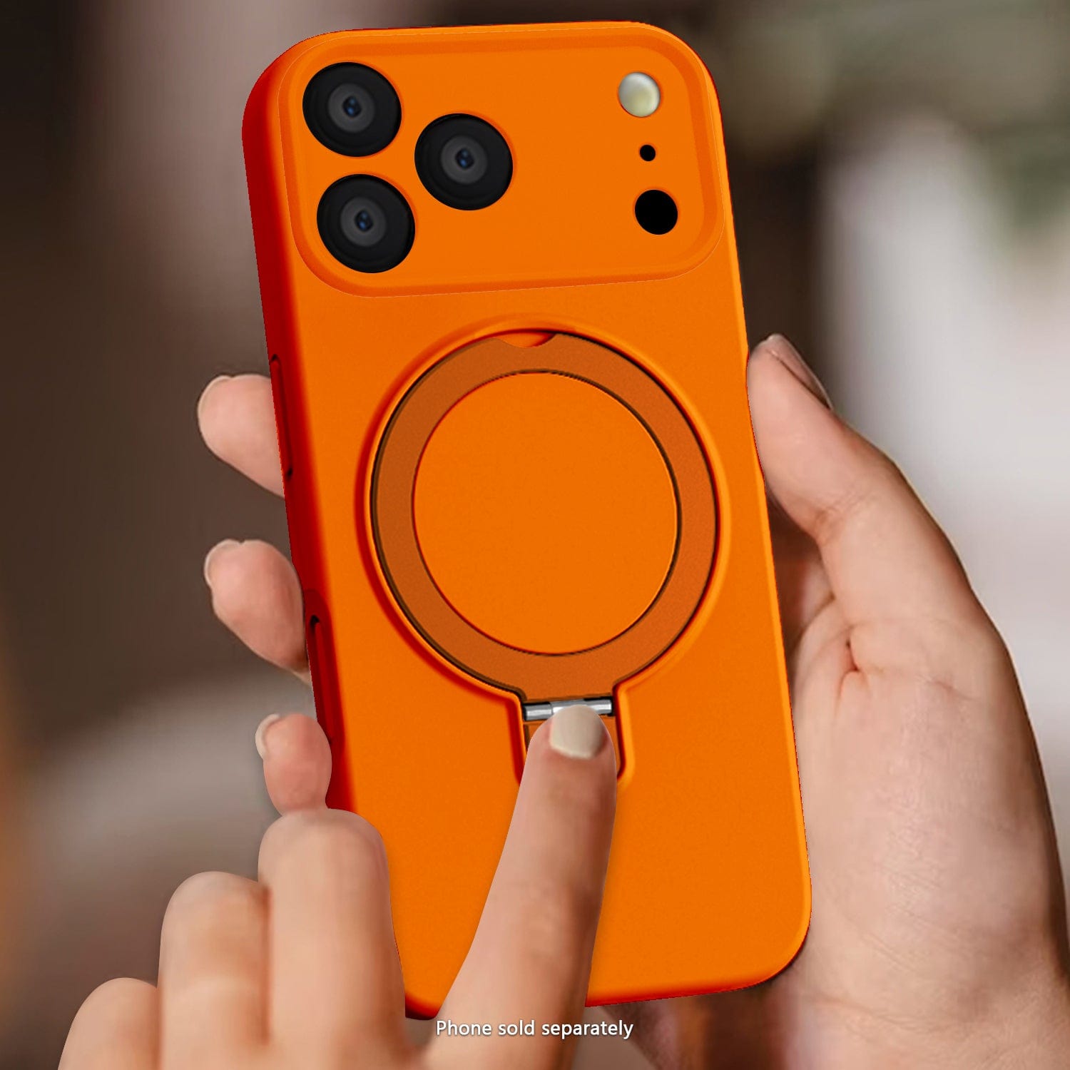 iPhone 17 Pro Case with Built-In Kickstand - Silicone Anti-Slip Design, Compatible with Magsafe | Venture Series
