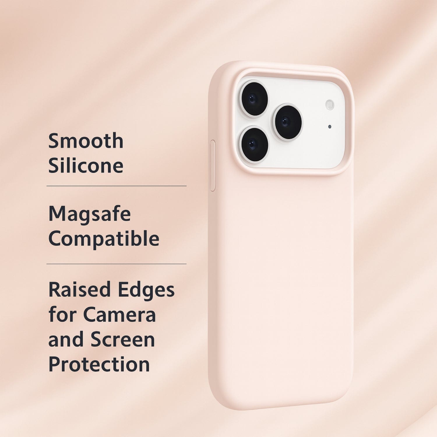 Venture Series Silicone Case Compatible with Magsafe for Apple iPhone 17 Pro