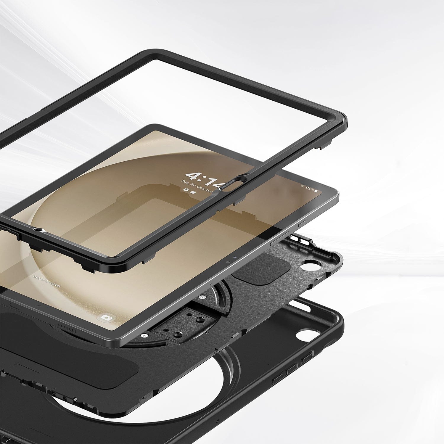 Raider Series Heavy Duty Hand Strap Case - Galaxy Tab A9+