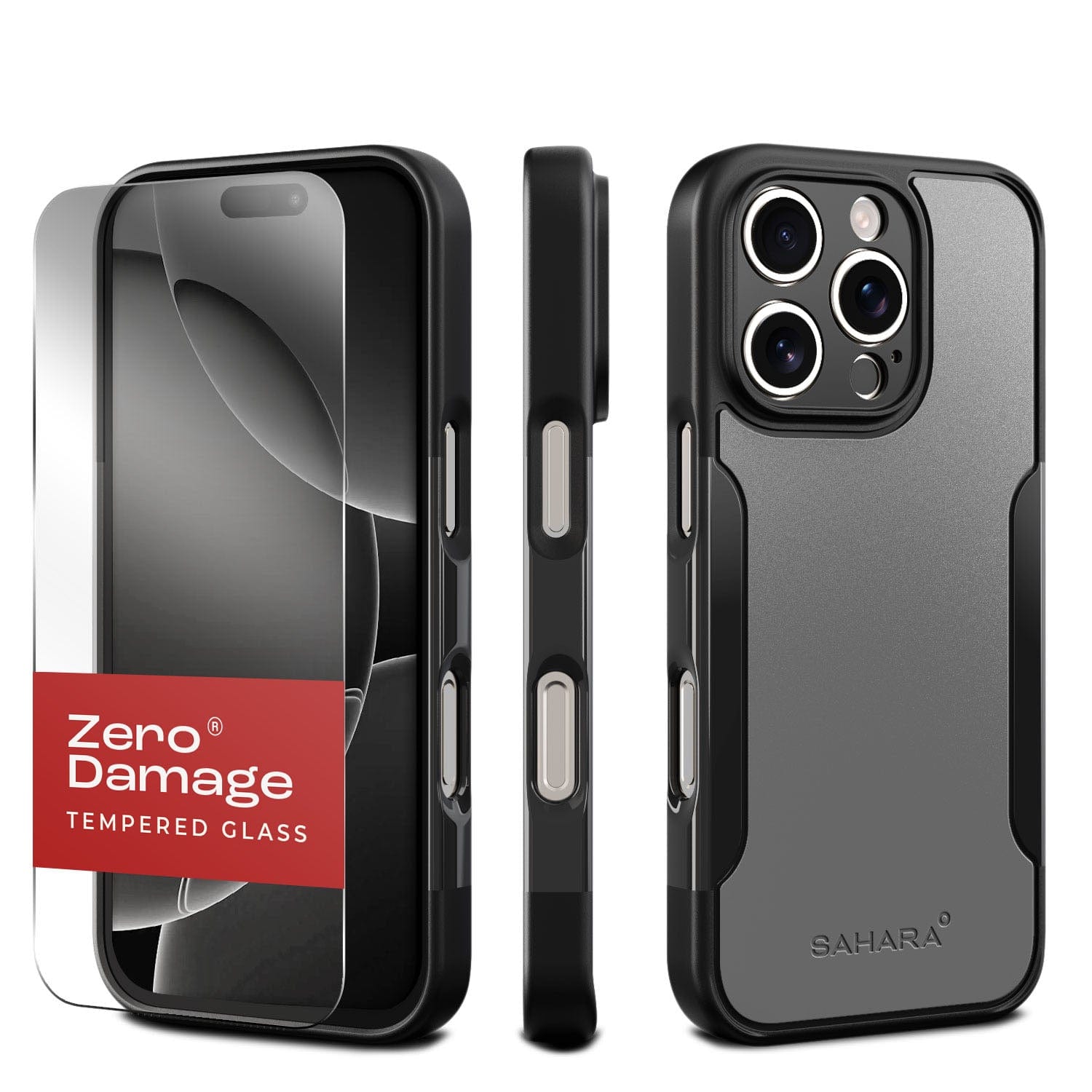 Classic Series Case & Tempered Glass Kit - Apple iPhone 16 Pro Max