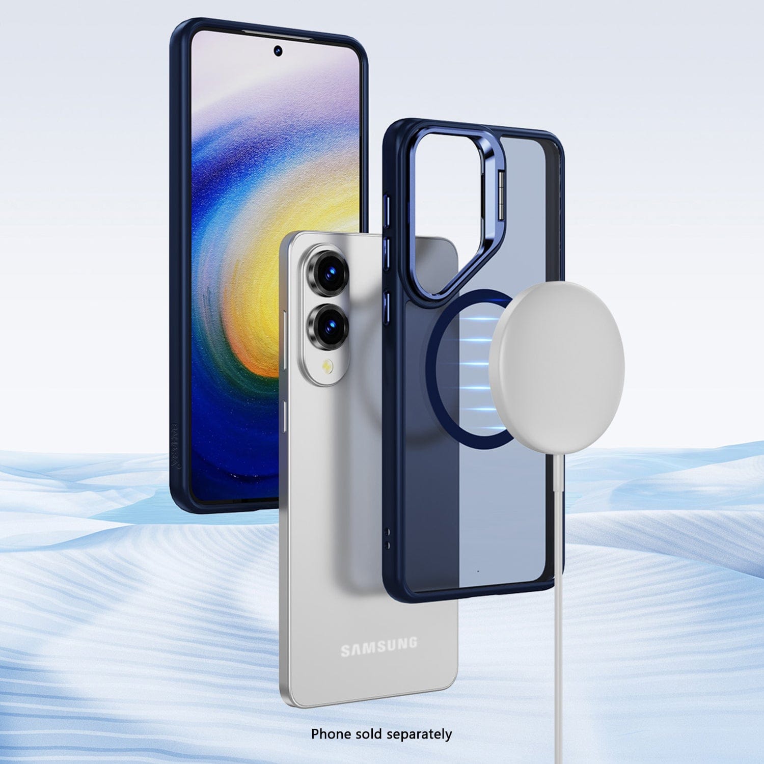 Samsung Galaxy S25 Edge Clear Case – Kickstand, MagSafe Compatible | Venture Series