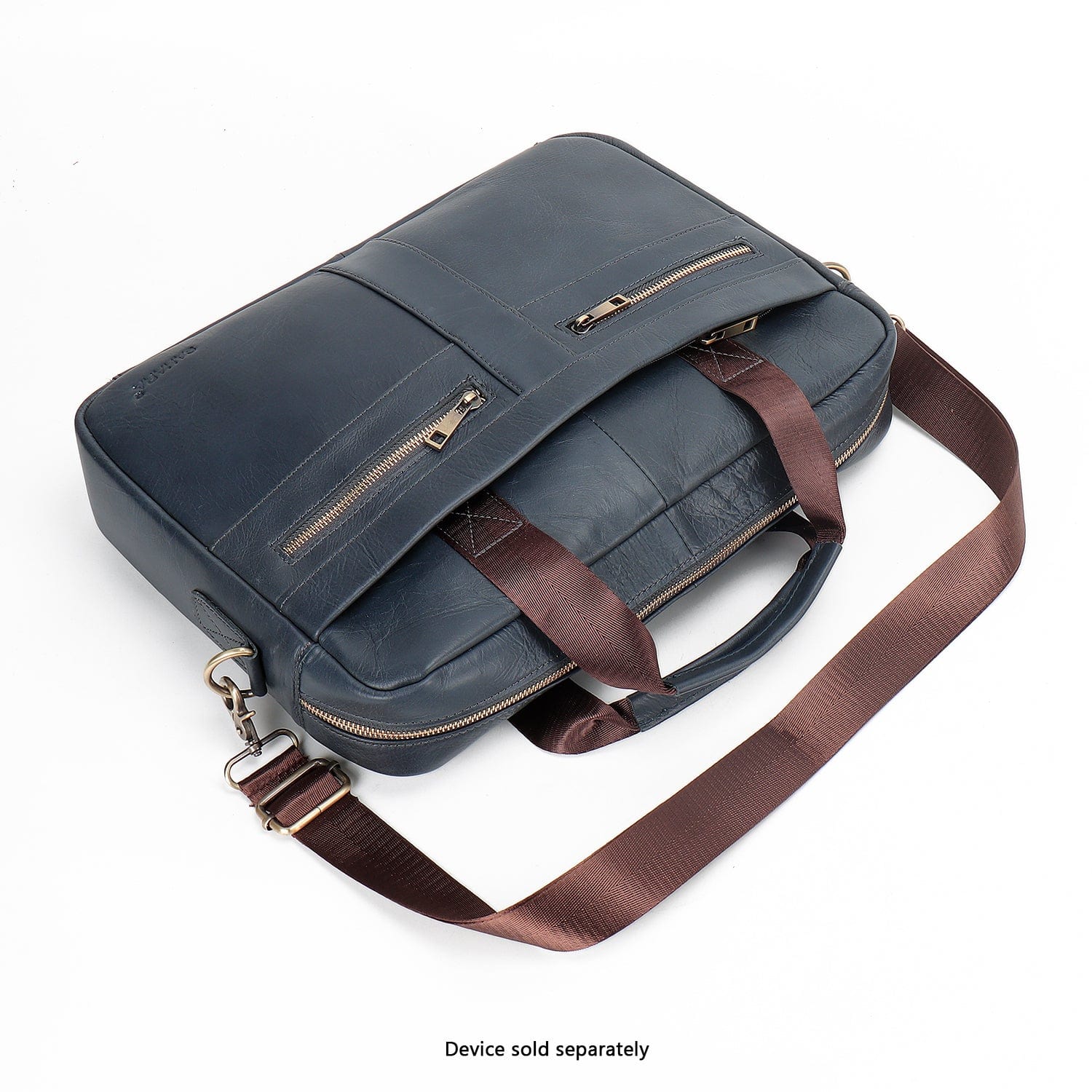 Genuine Leather Business Bag Briefcase - Laptops up to 16-inch