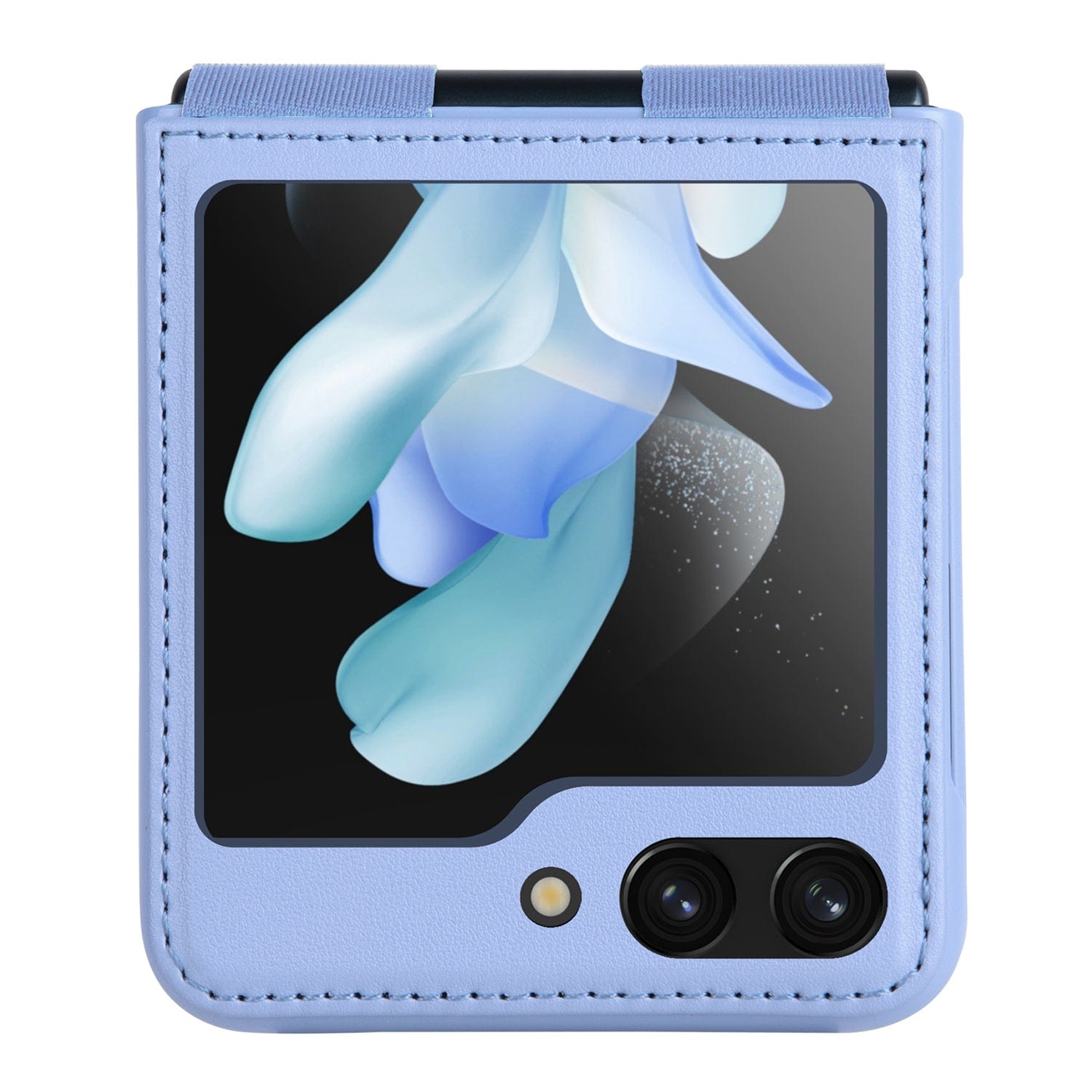 Leather Case with Kickstand for Samsung Galaxy Z Flip5 - Navy