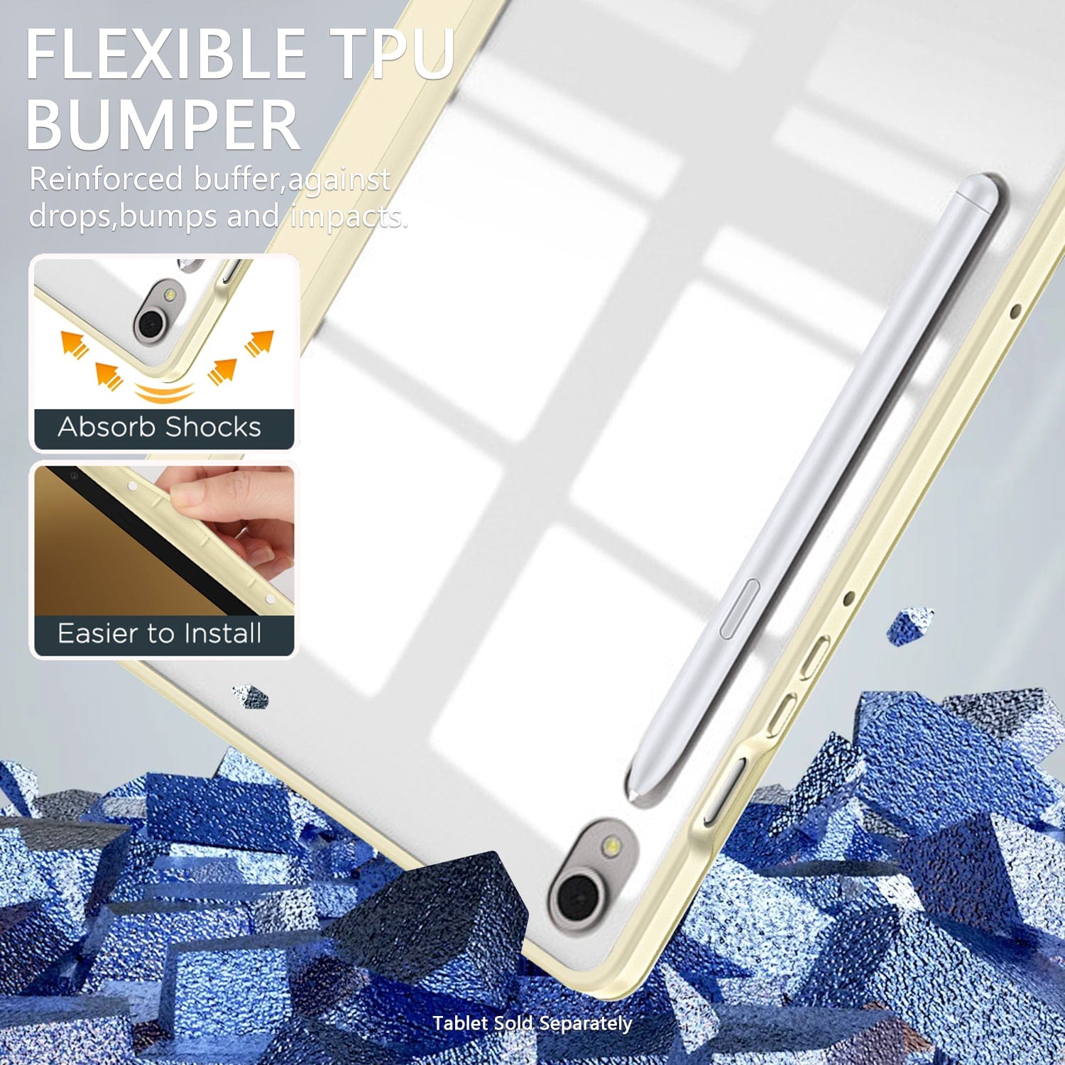 Samsung Galaxy Tab S10 FE Folio Case - Durable Lightweight Ergonomic Design | Venture Series