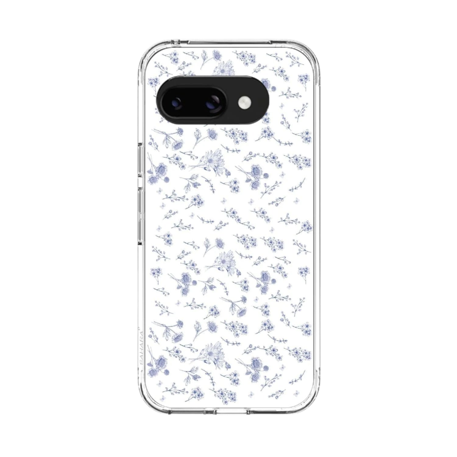 Google Pixel 9a Floral Clear Case – Slim, Anti-Slip Grip | Inspire Series