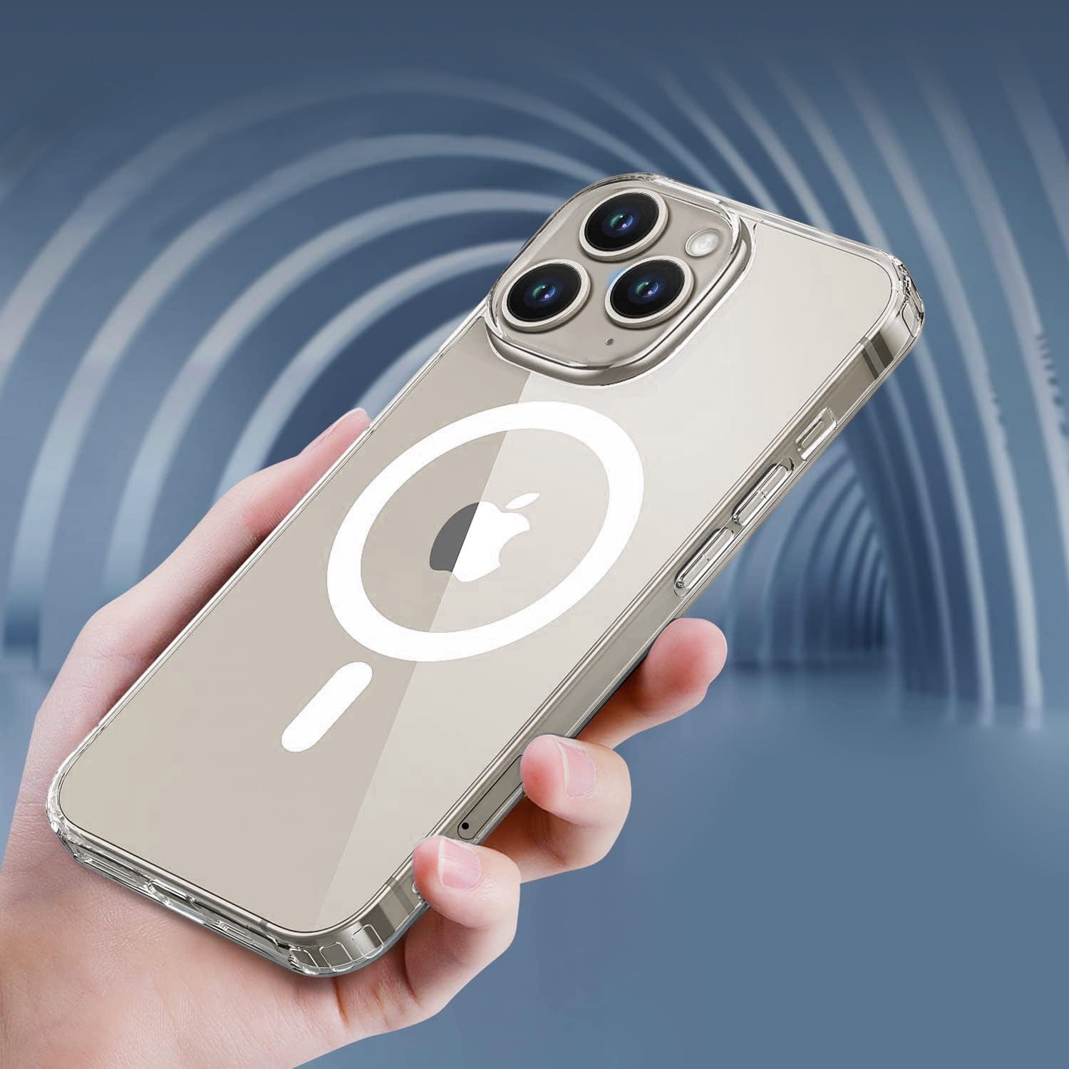 Venture Series Clear Case with Screen and Camera Protector - iPhone 15 Pro Max