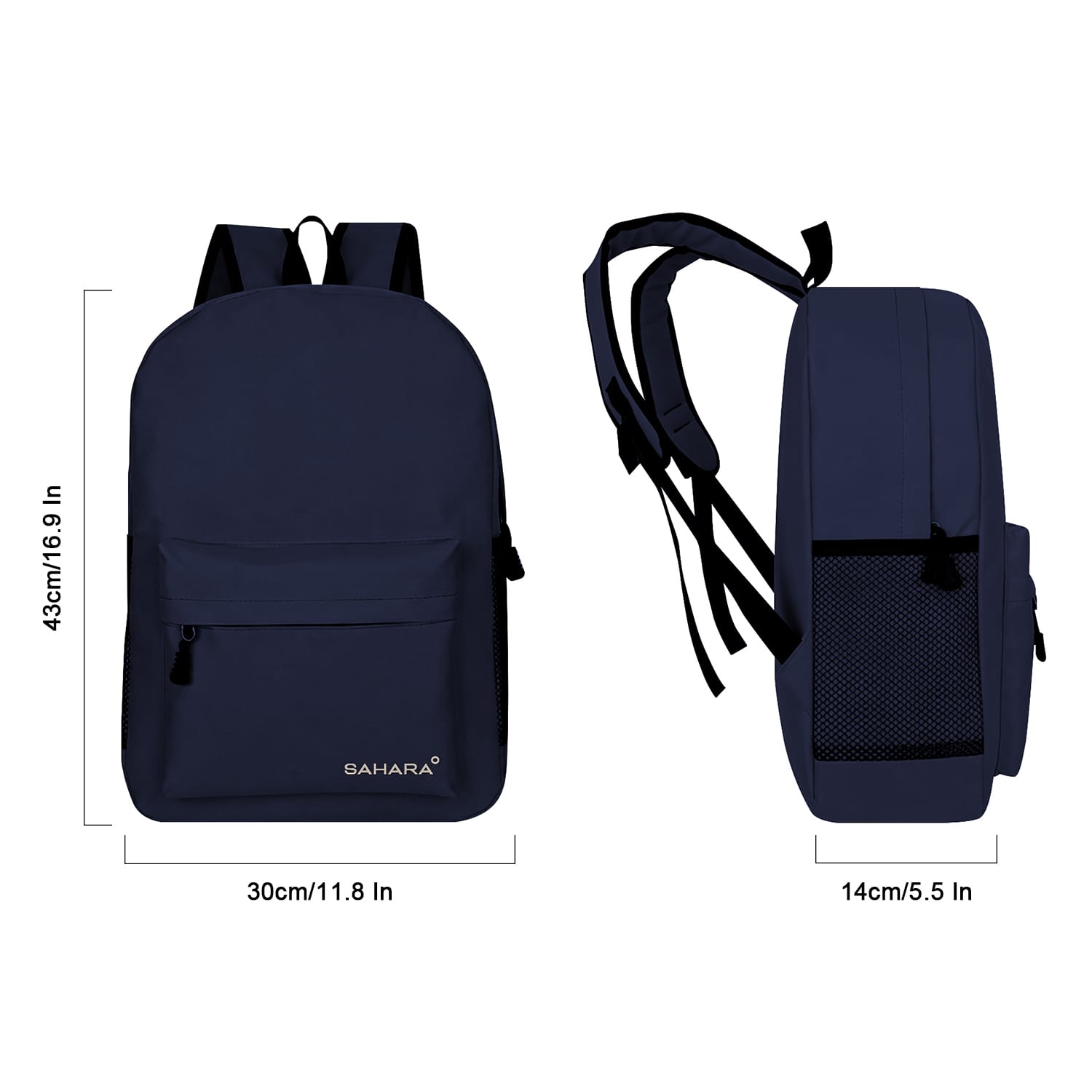 Sahara 16-Inch School Backpack - Waterproof Oxford Fabric | Classic Series