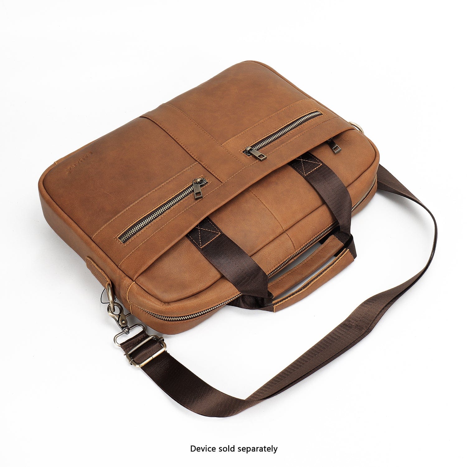 Genuine Leather Business Bag Briefcase - Laptops up to 16-inch