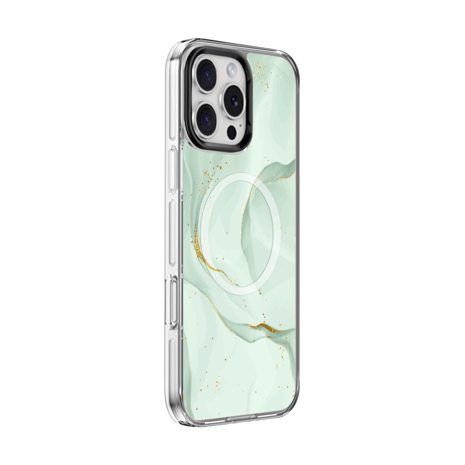 iPhone 16 Pro Case with Swappable Floral & Marble Designs - Wireless Charging | Inspire Series
