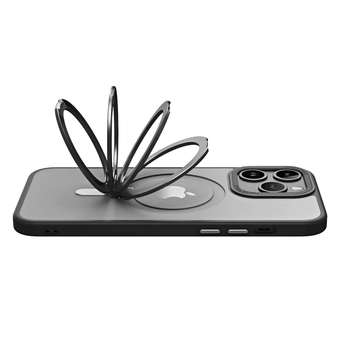 Venture Series Kickstand Case Clear with Screen and Camera Protector - iPhone 15 Pro Max