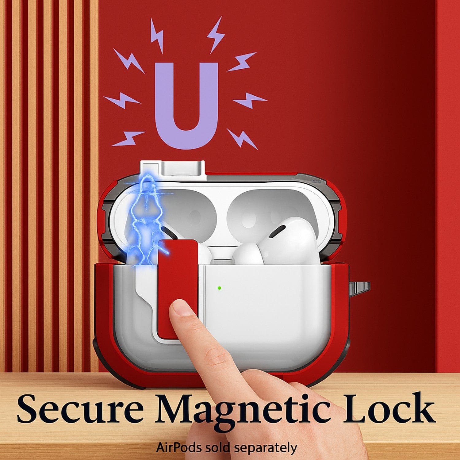 Apple AirPods Pro 3 Case - Secure Lock | Venture-X Series