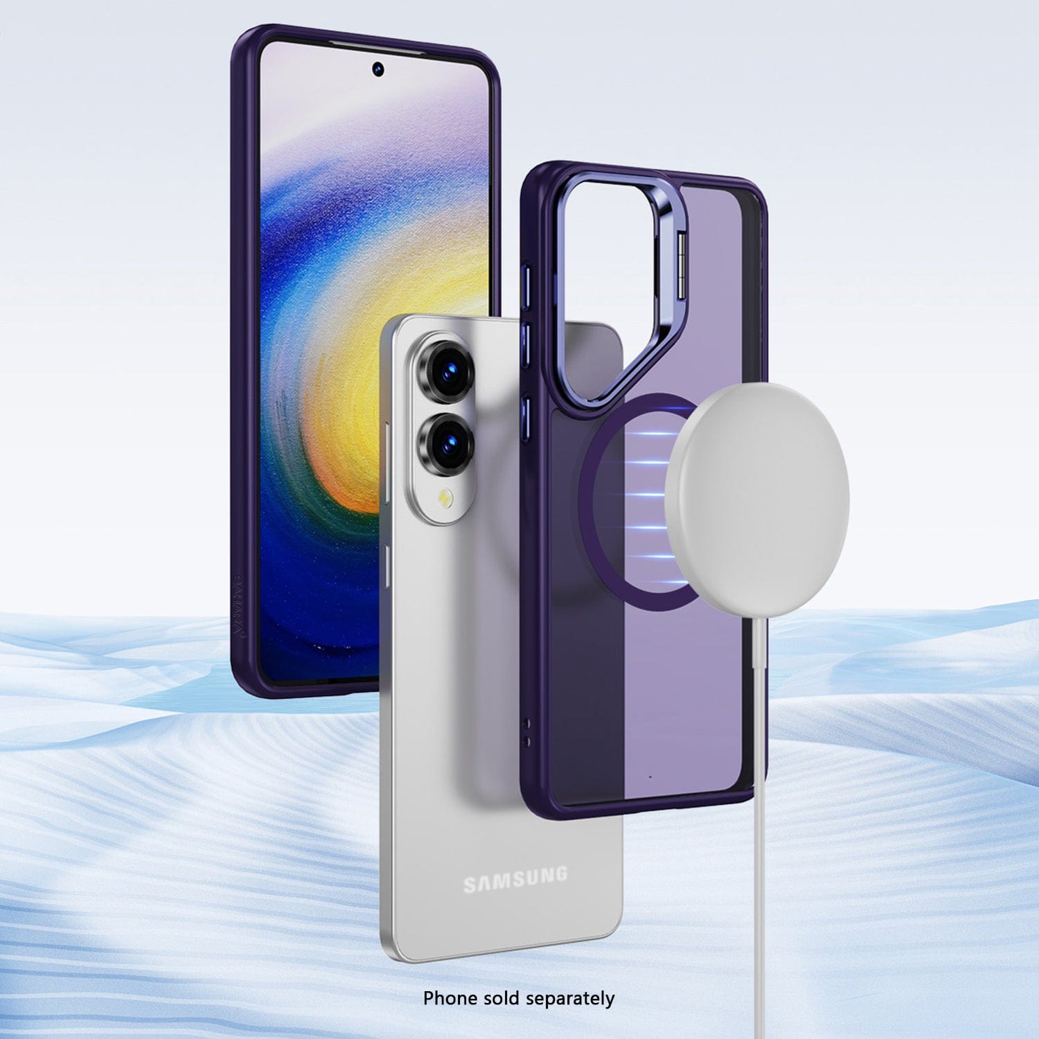 Samsung Galaxy S25 Edge Clear Case – Kickstand, MagSafe Compatible | Venture Series