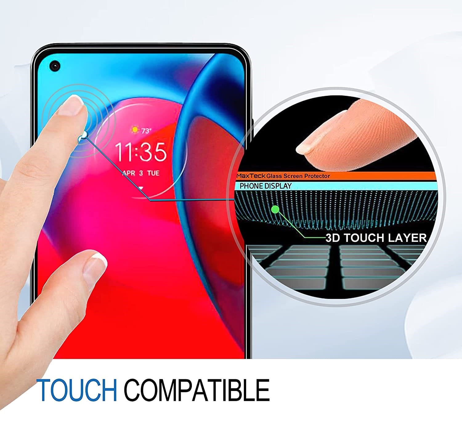 Motorola Moto G Stylus 5G (2026) Screen Protector - Ultra-Strong+ Tempered Glass | ZeroDamage